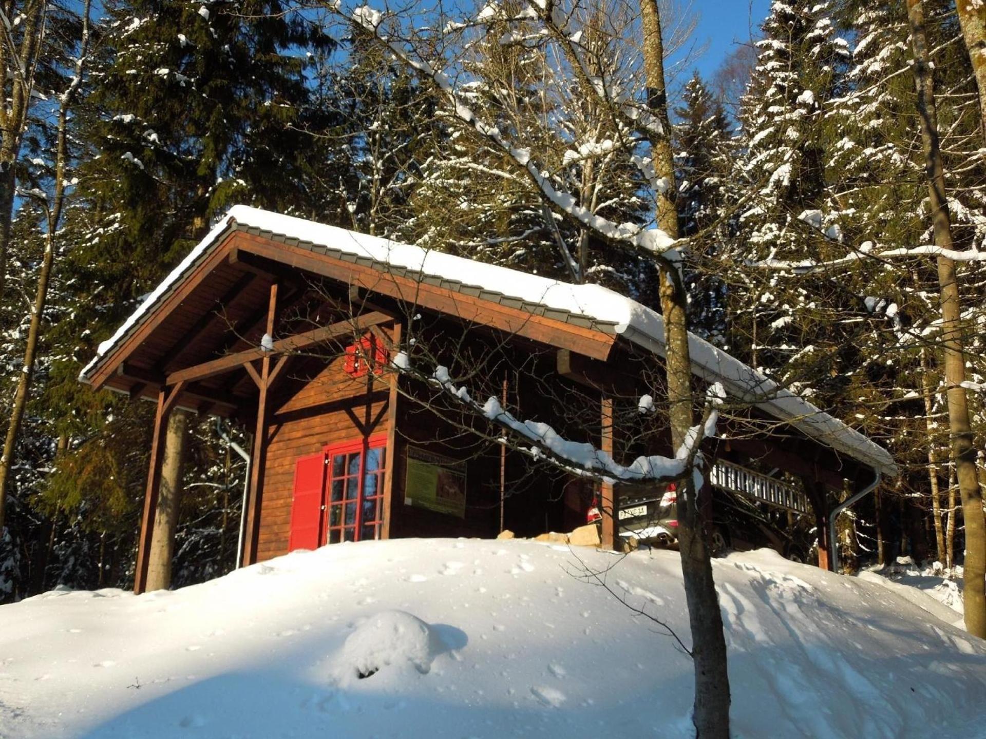 Blockhaus mit Terrasse und Grill am Bodewasserfall