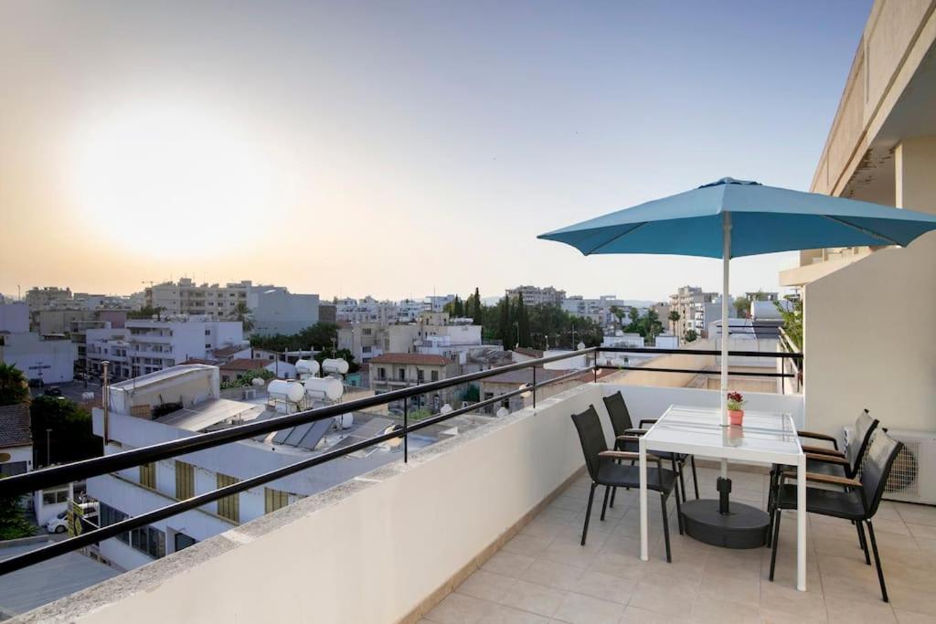 City Center Top Floor Big Balcony 2BR Close to the Beach