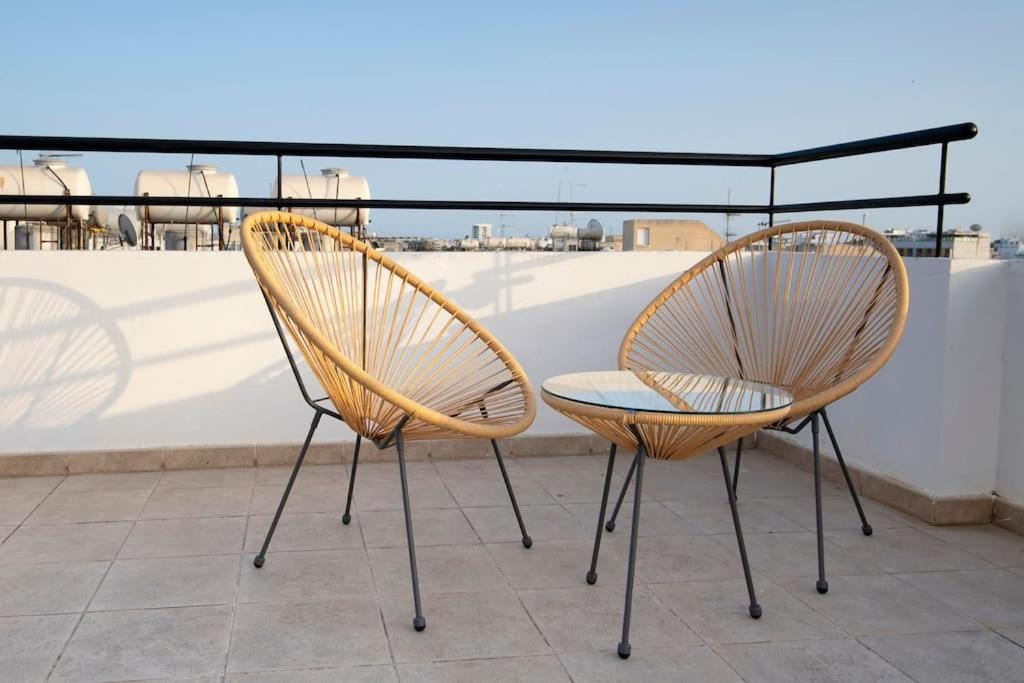 City Center Top Floor Big Balcony 2BR Close to the Beach
