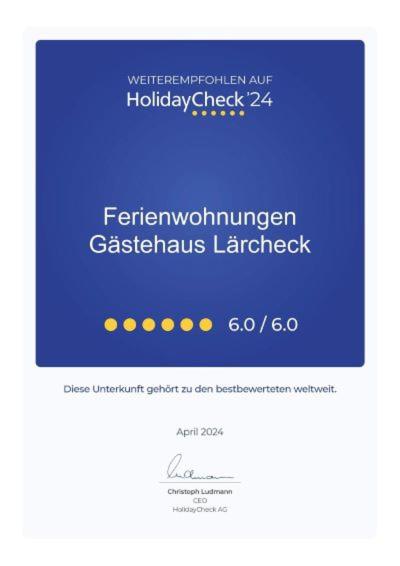 Ferienwohnungen Gästehaus Lärcheck view 2