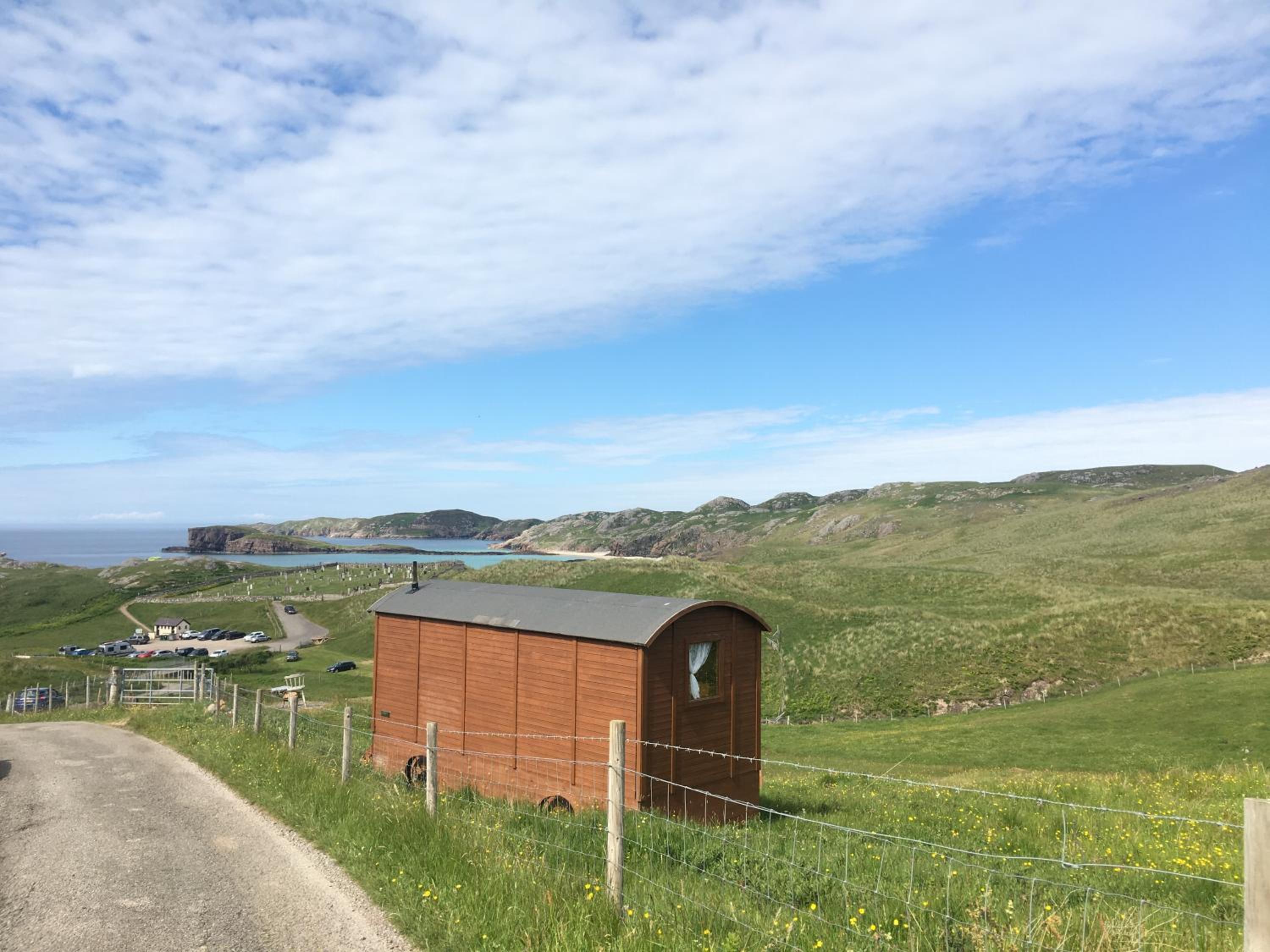 Eco Crofter's Wagon by the Sea - Off Grid Experience - No electricity or Running Water- As seen soon on Netflix view 2