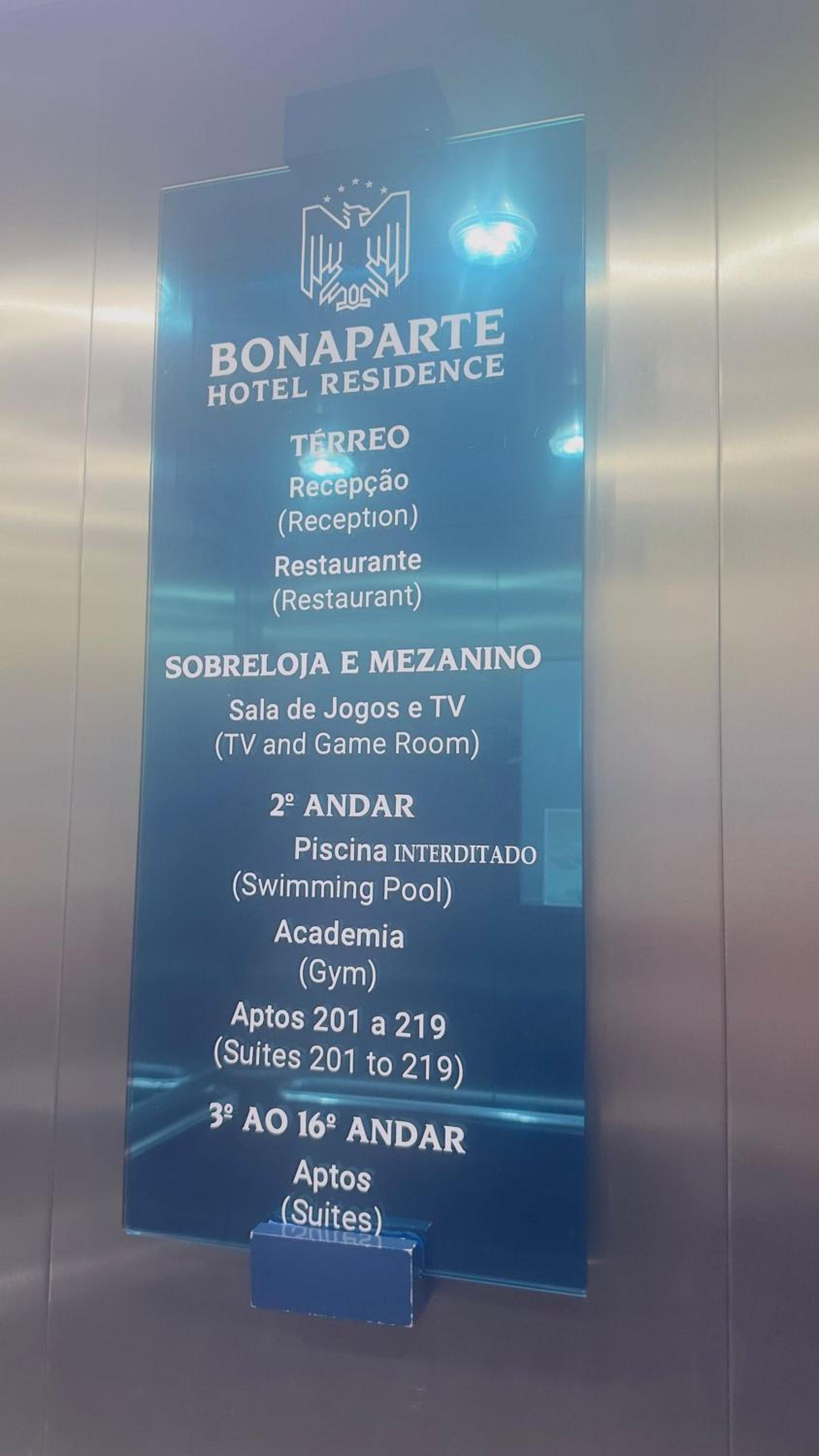 Flat 216 no Bonaparte Hotel