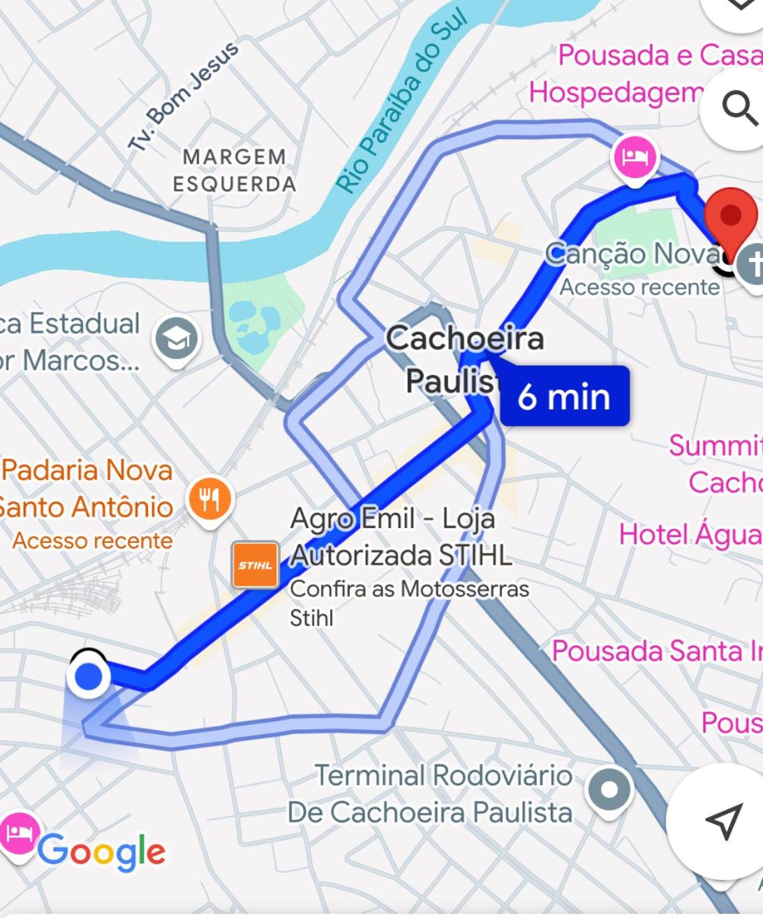 Casa localizada a 6 minutos da Canção Nova