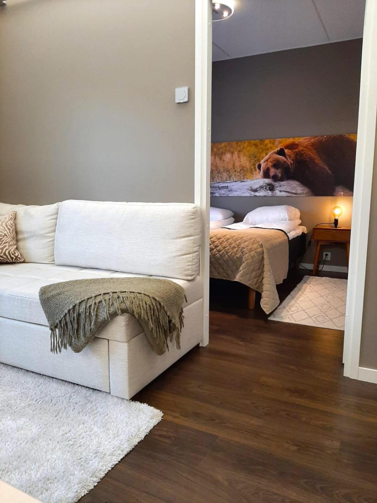 Kivilinna Apartments Vuokatti - Liinavaatteet,pyyhkeet ja loppusiivous sisältyvät hintaan