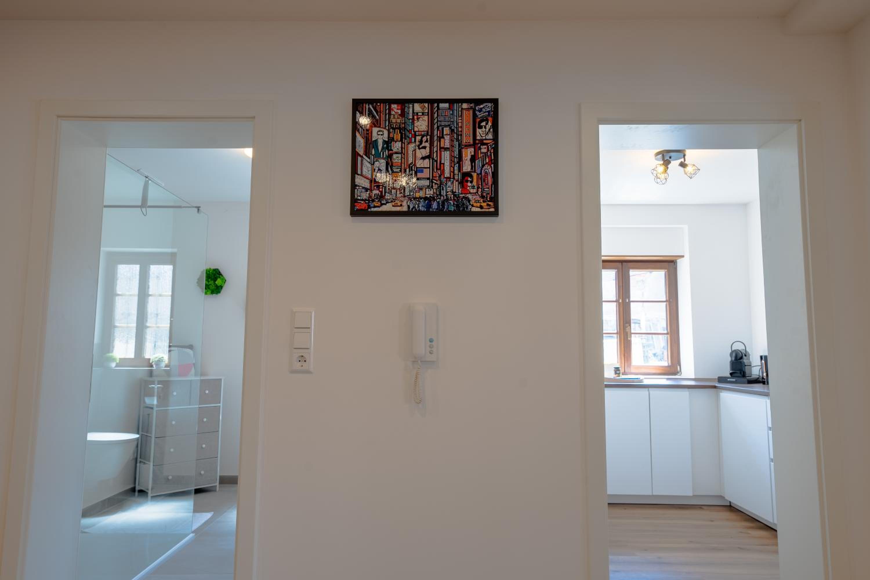 Design-Fachwerk-Suite - Balkon-Parkplatz-Therme