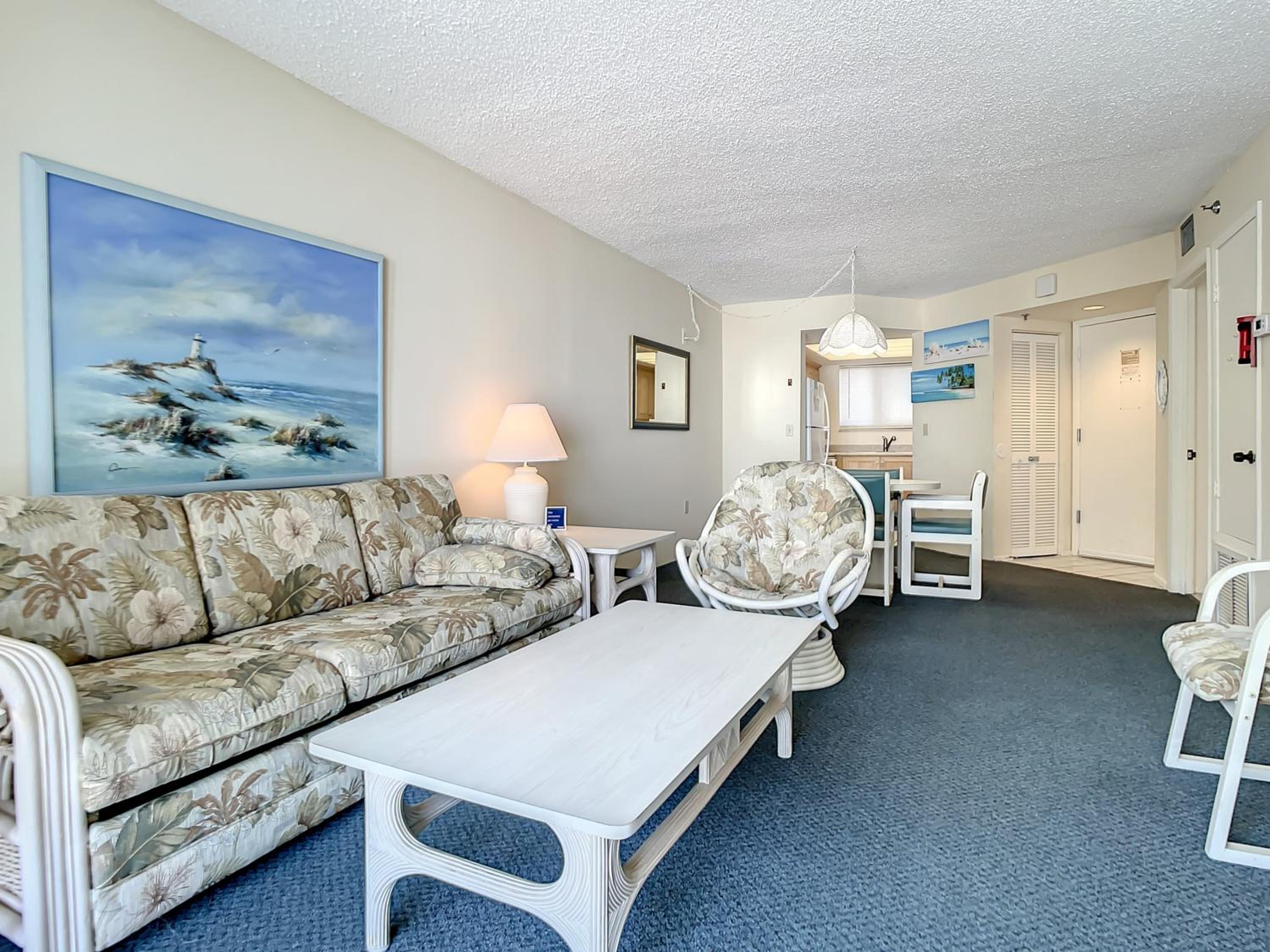 Ocean View with a beachfront pool at Ocean Trillium Condo ~ 402 view 4