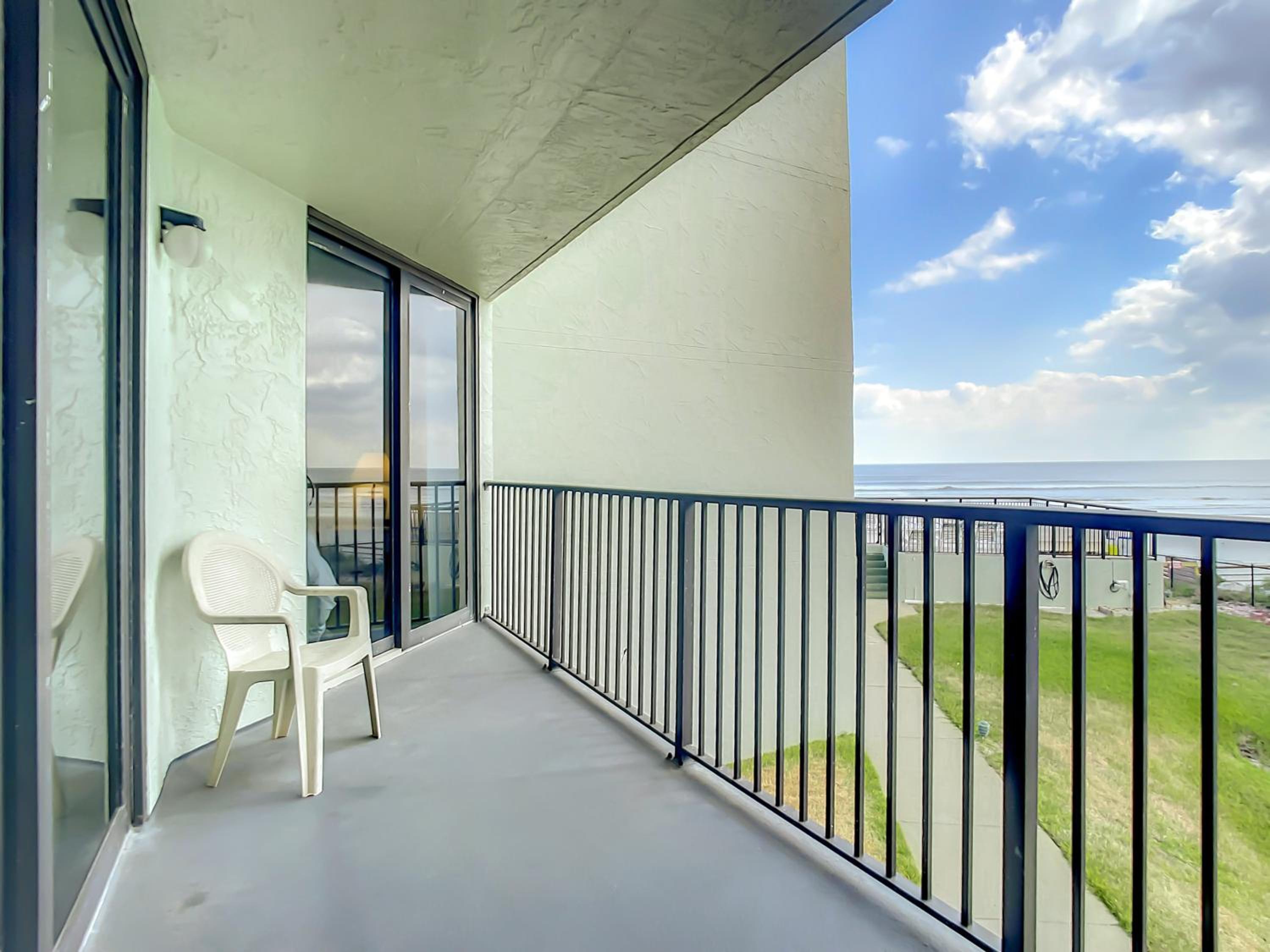 Ocean View with a beachfront pool at Ocean Trillium Condo ~ 203 view 3