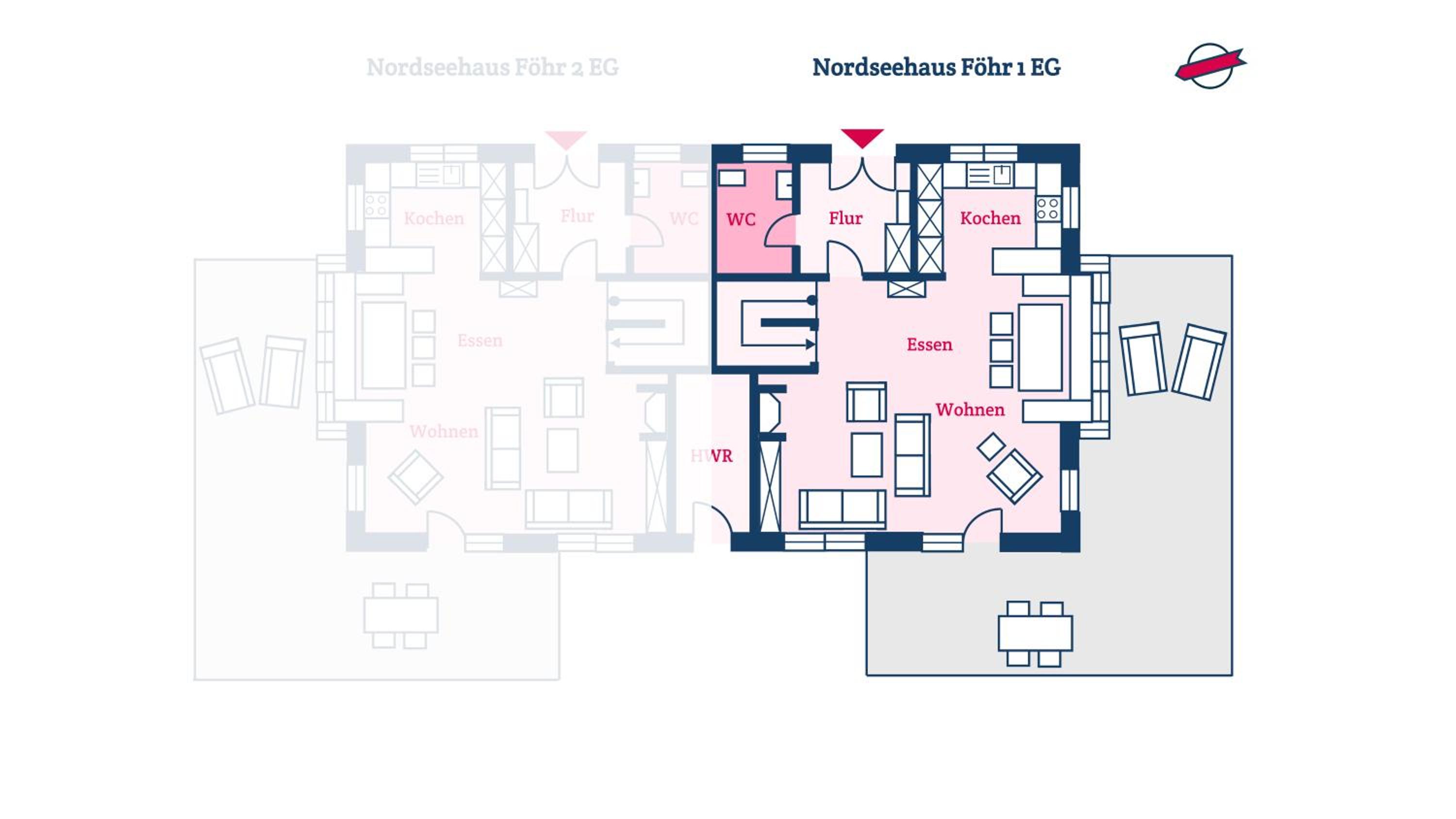 Nordseehaus Föhr Hausteil 1