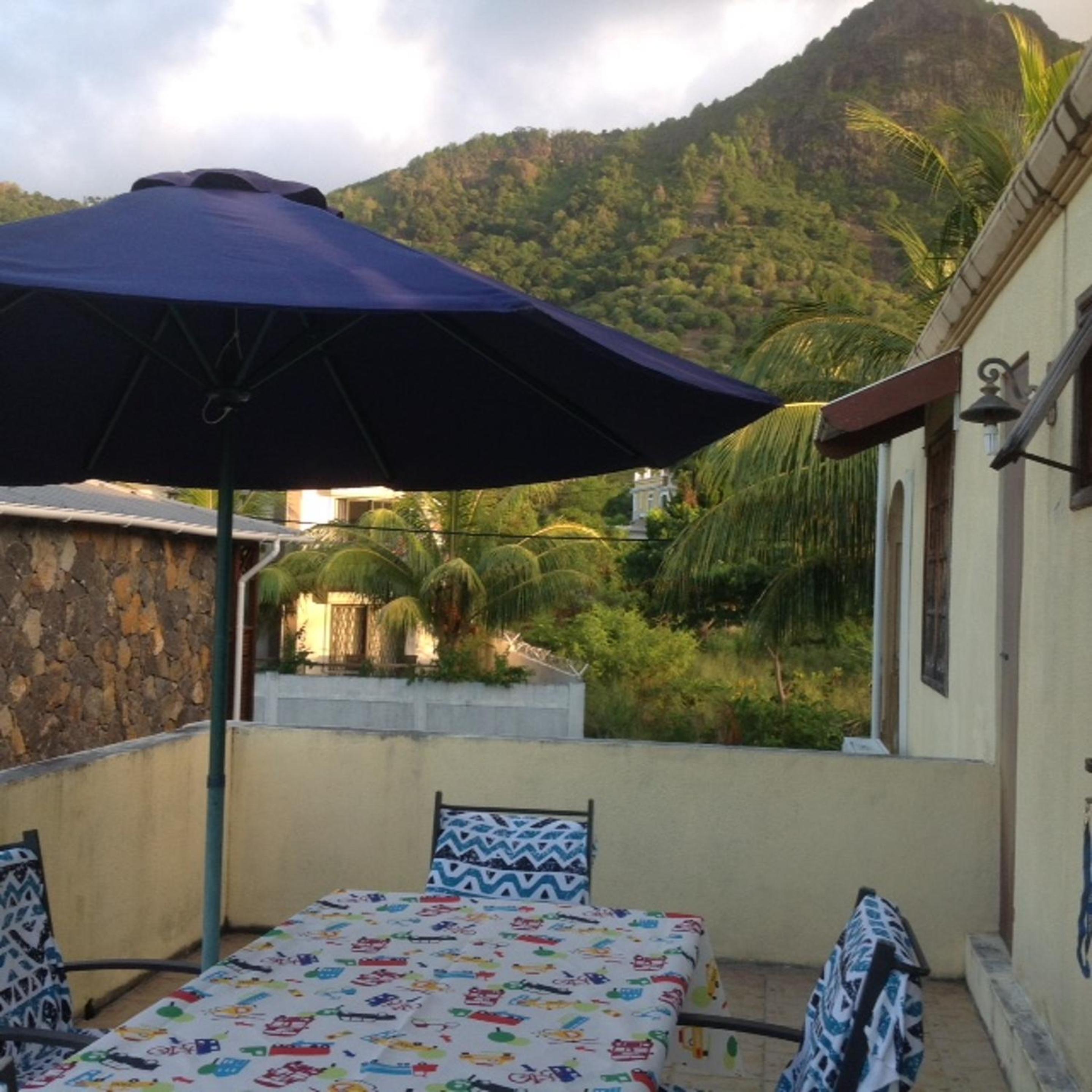 Welcoming villa with sea, mountain, and garden views