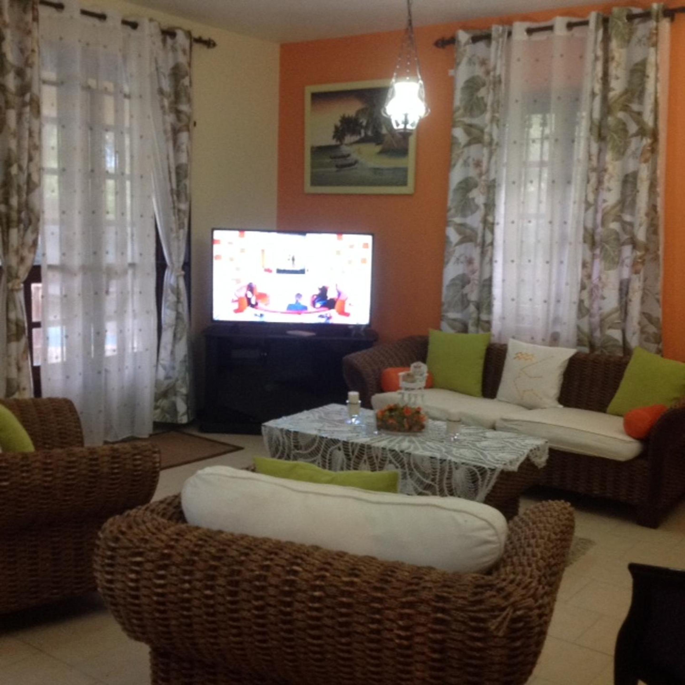 Welcoming villa with sea, mountain, and garden views