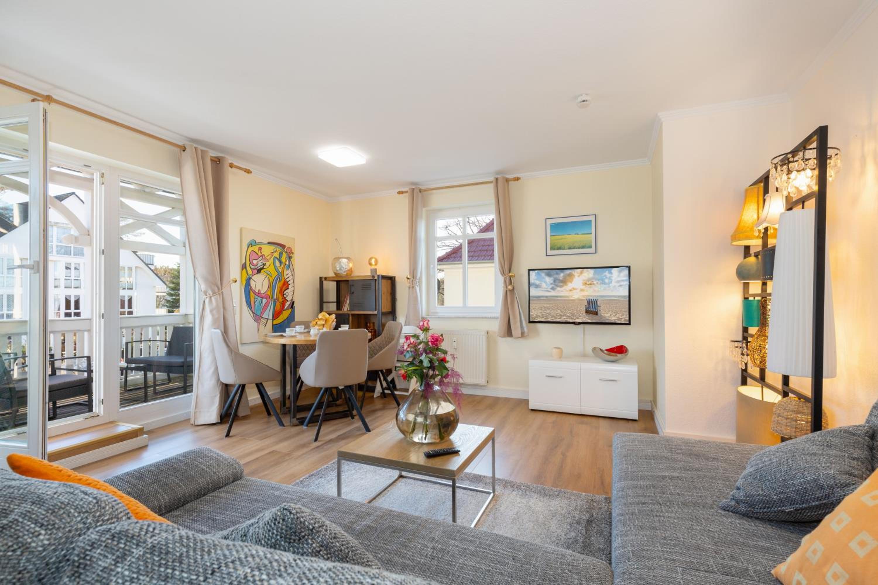 Ferienwohnung mit super Balkon in Baabe