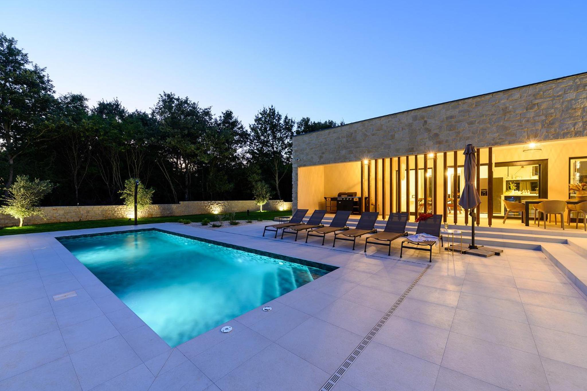 Villa Green Frame East - beautiful pet friendly ground floor villa for 7 people in Central Istria