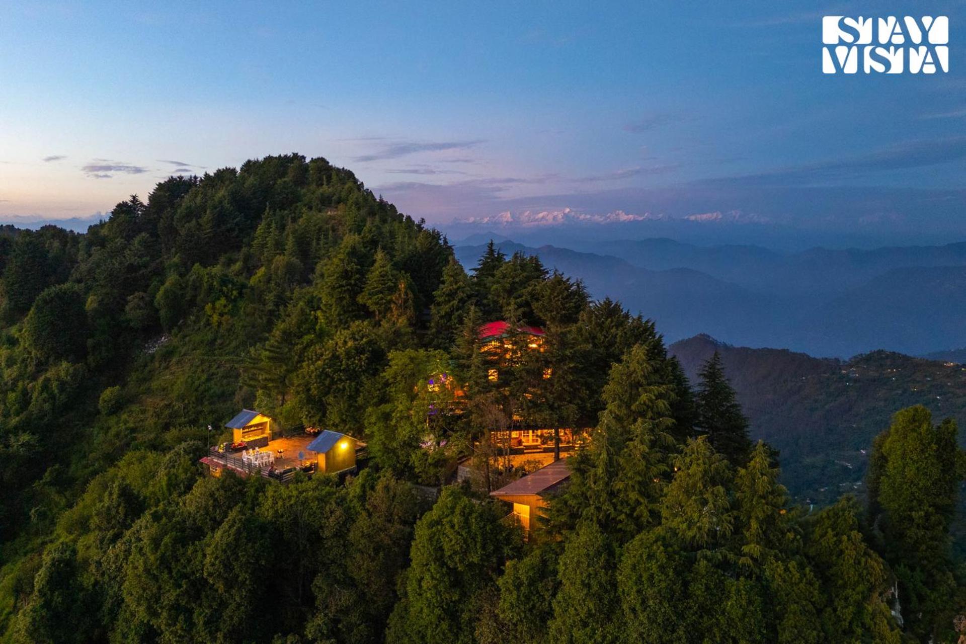 Chalet Rushli - Free Breakfast with Valley View at Mussoorie by StayVista view 2