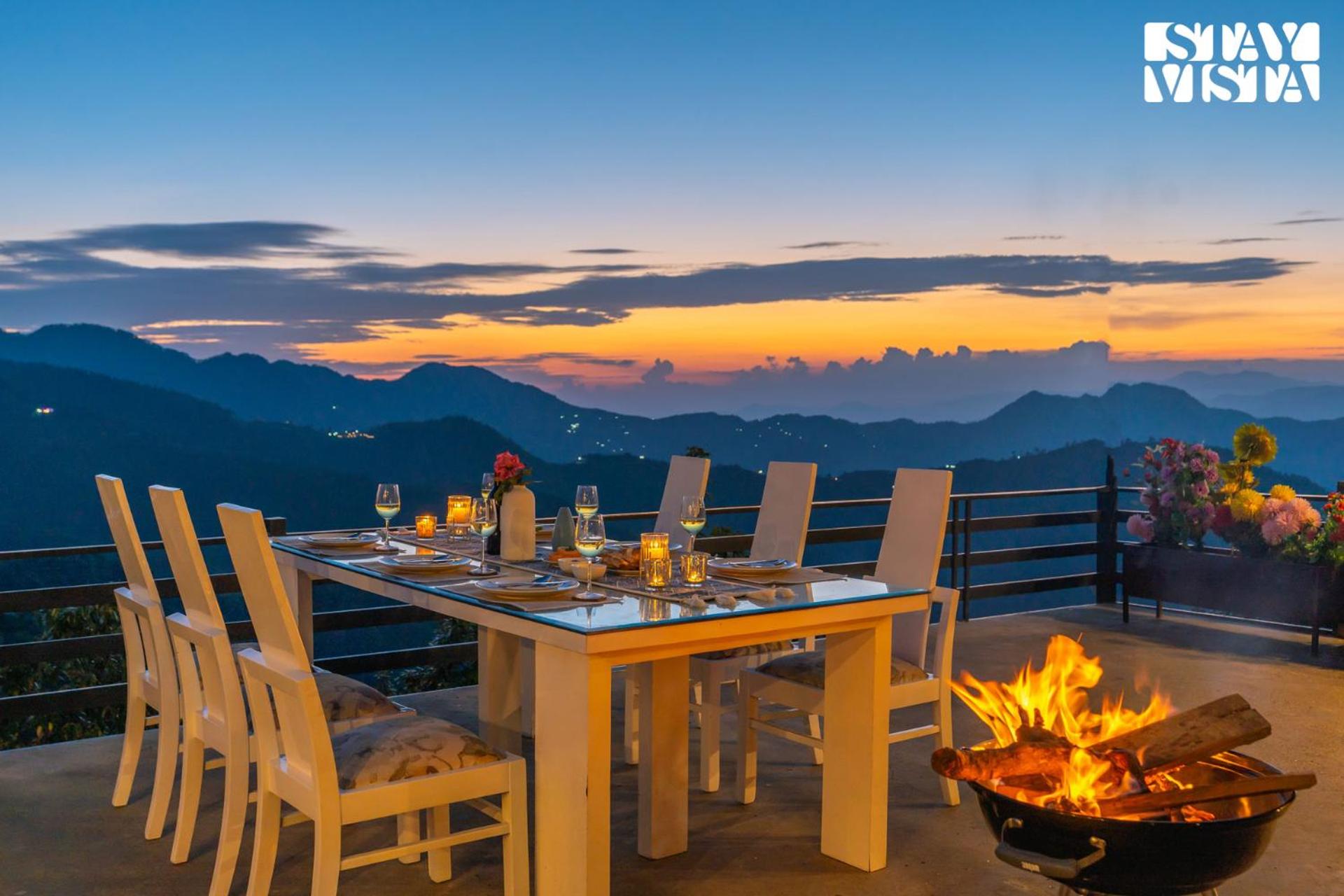 Chalet Rushli - Free Breakfast with Valley View at Mussoorie by StayVista view 3
