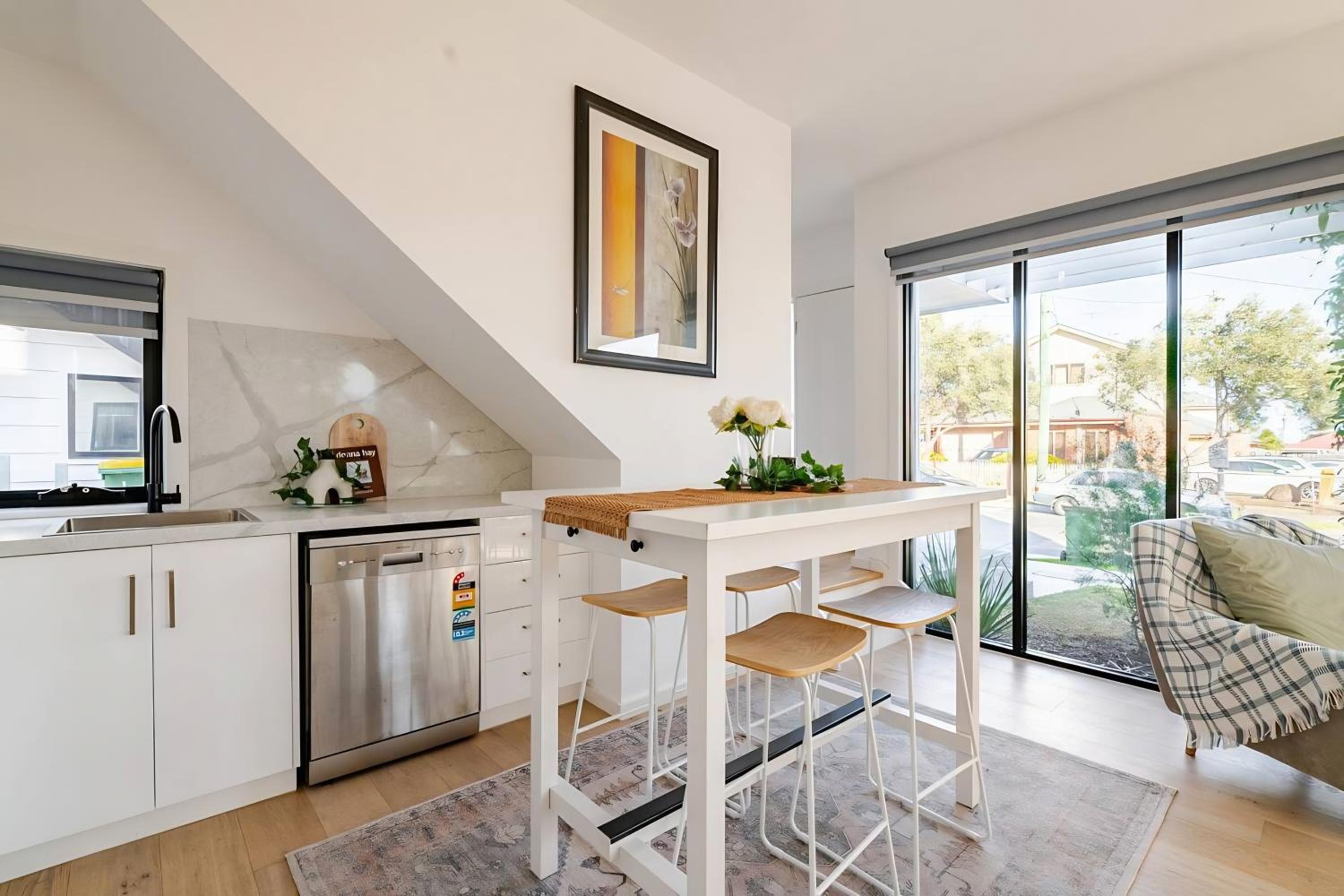 Stunning, modern, two-story detached townhouse