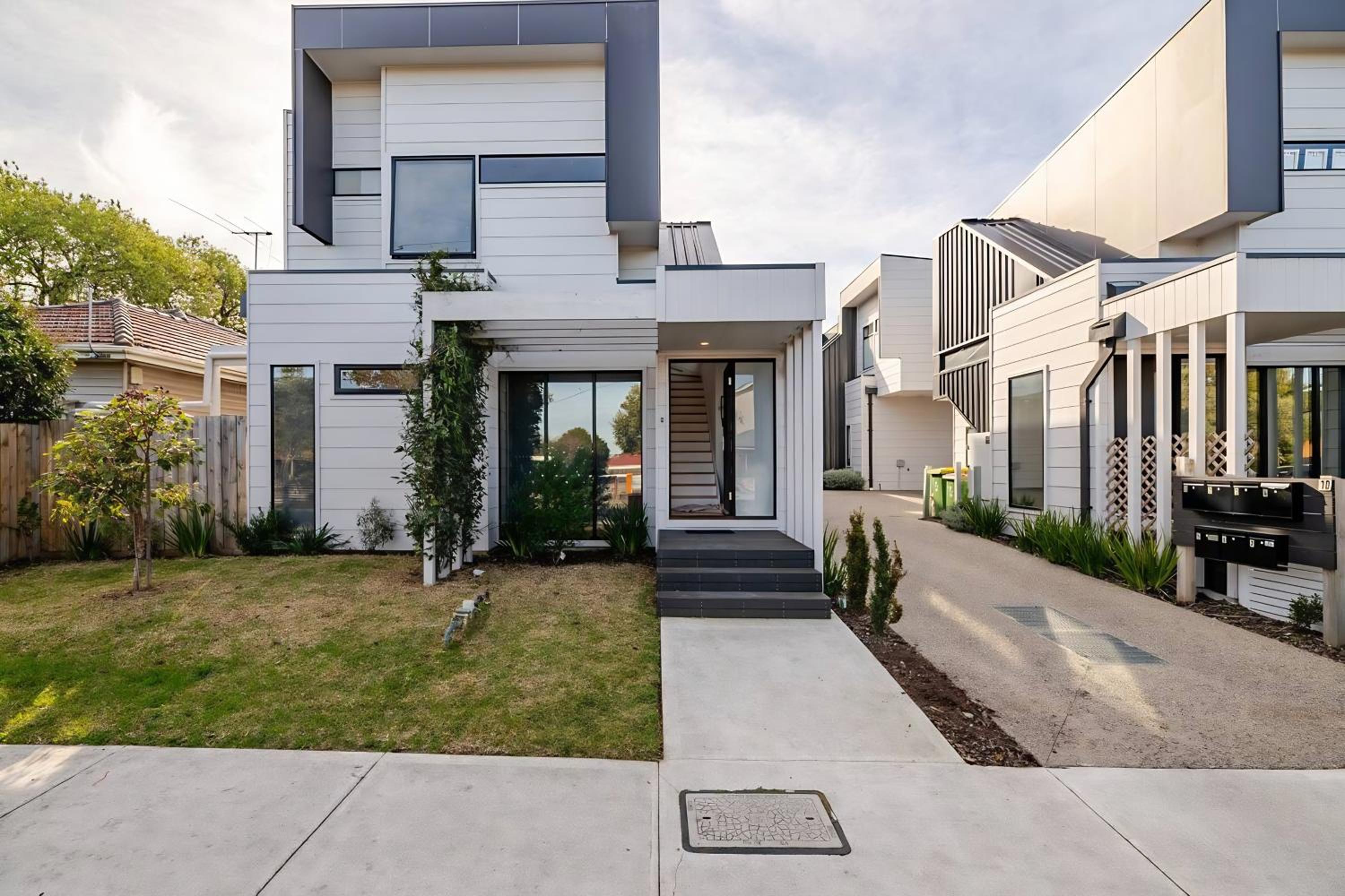 Stunning, modern, two-story detached townhouse