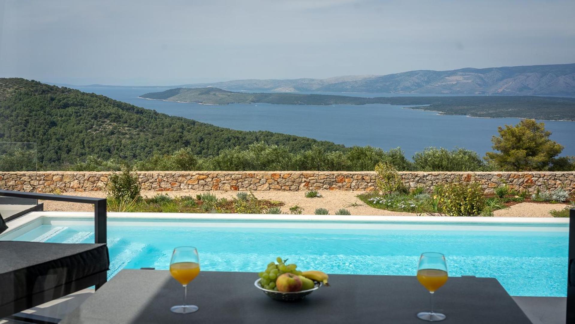 Modern villa on island Hvar