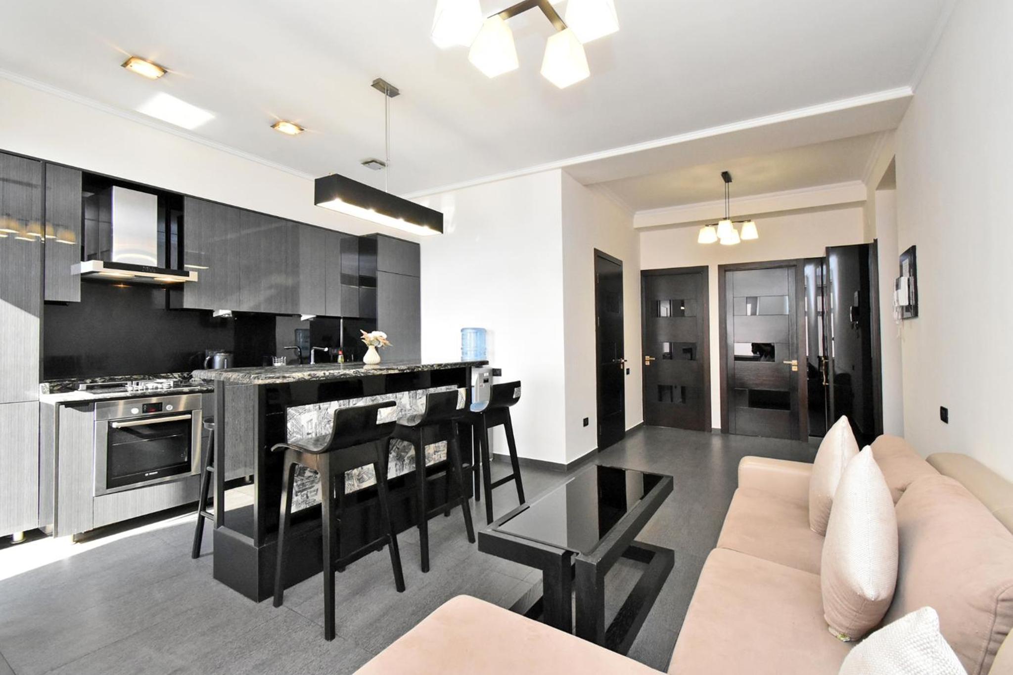 Mashtots street, 2 bedrooms Modern, Euro Renovated apartment MA218