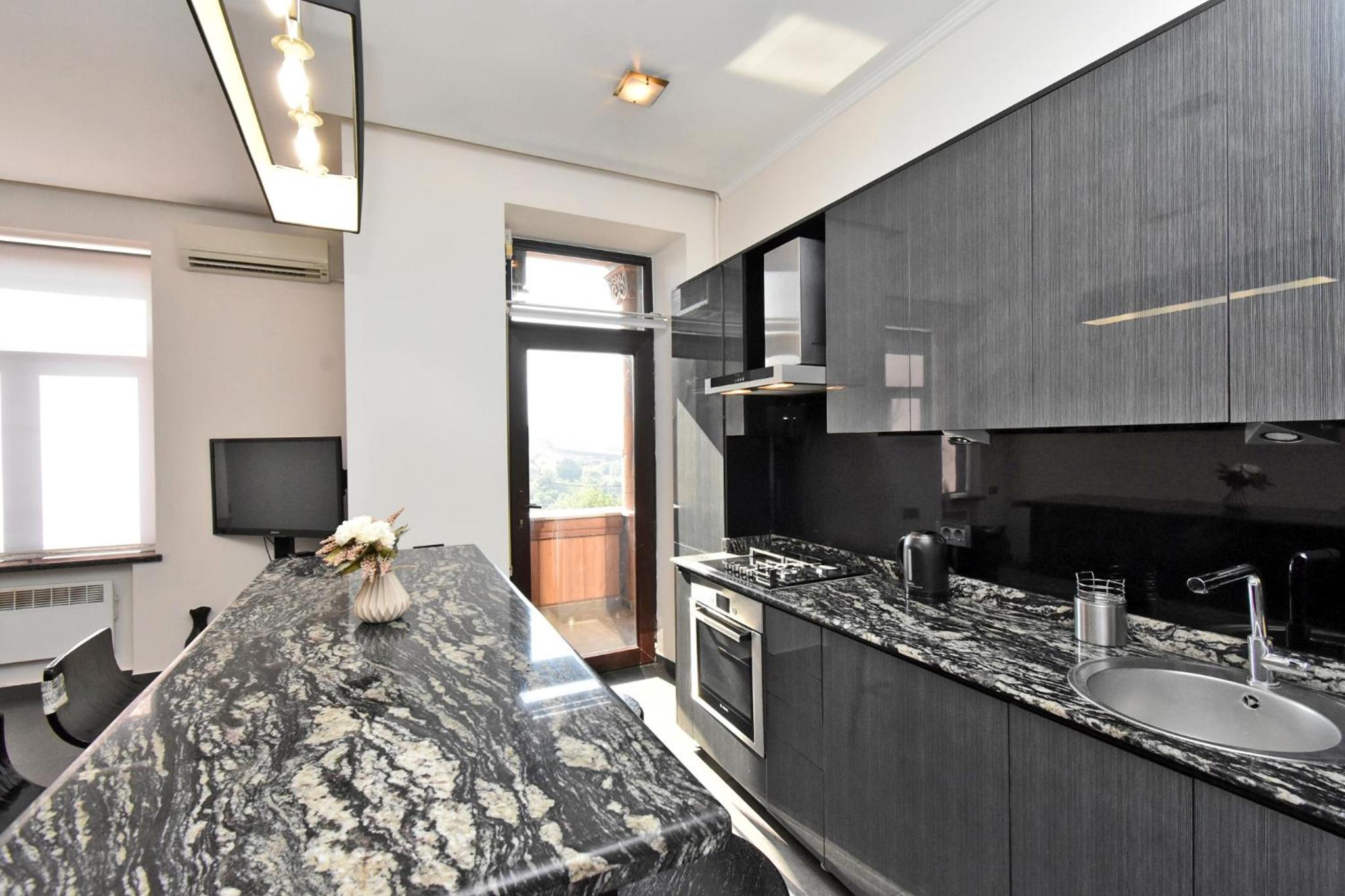 Mashtots street, 2 bedrooms Modern, Euro Renovated apartment MA218