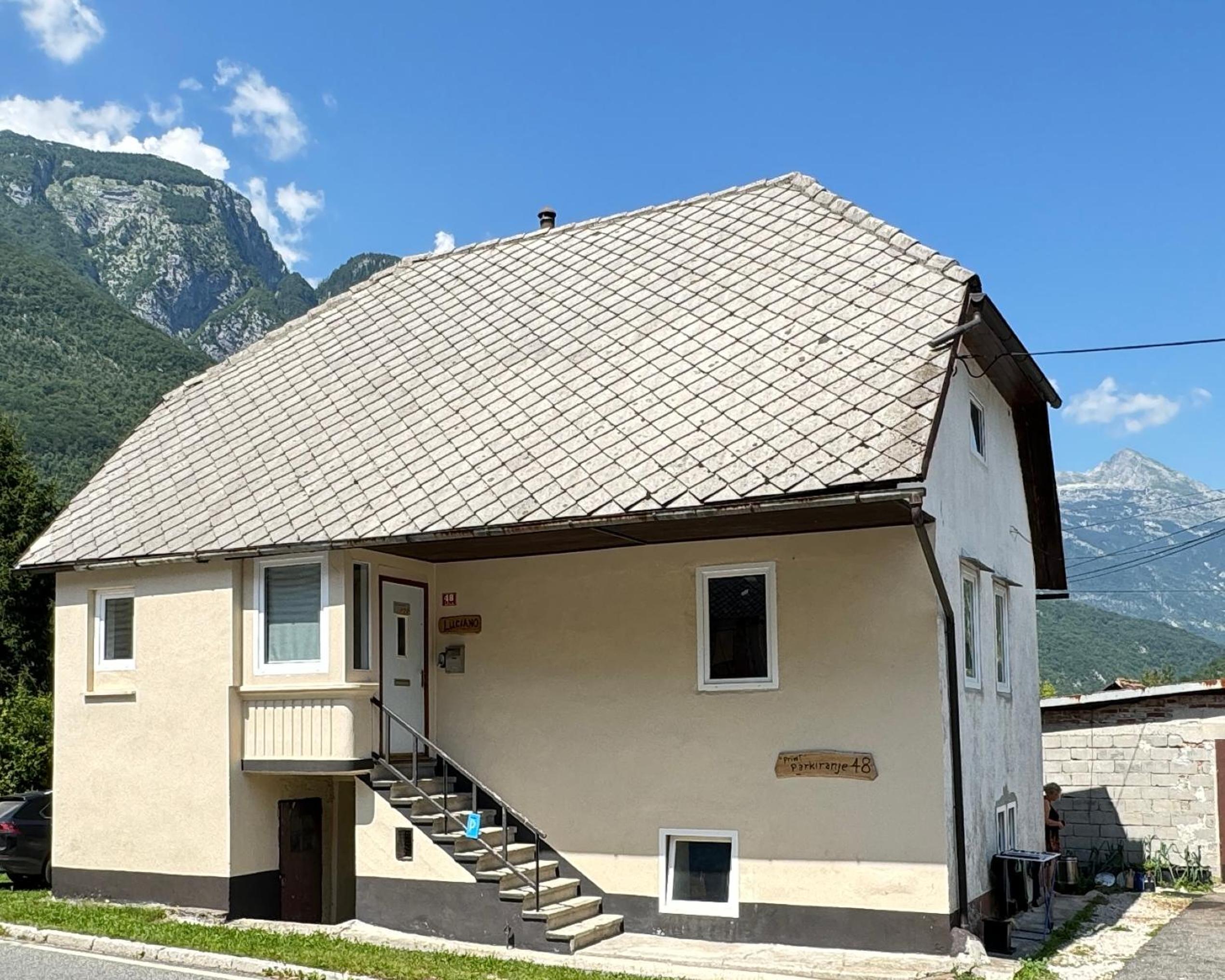 Hisa Luciano for 5 near Bovec view 2