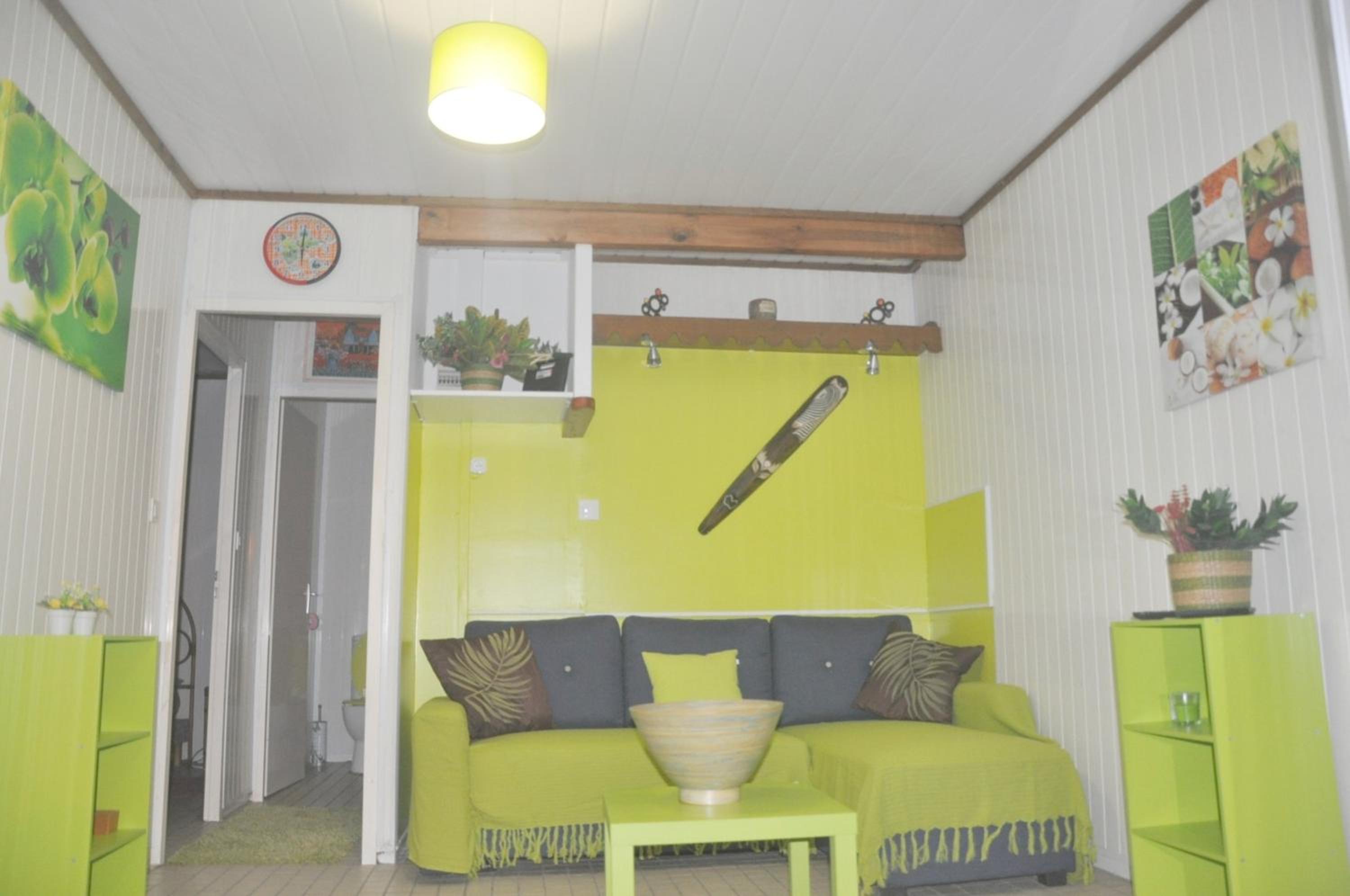 Bungalow confortable avec vue mer à Bouillante