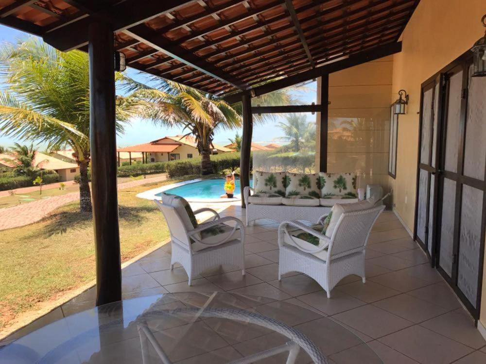 Chalé condomínio beira mar em Zumbi Beach Resort view 5