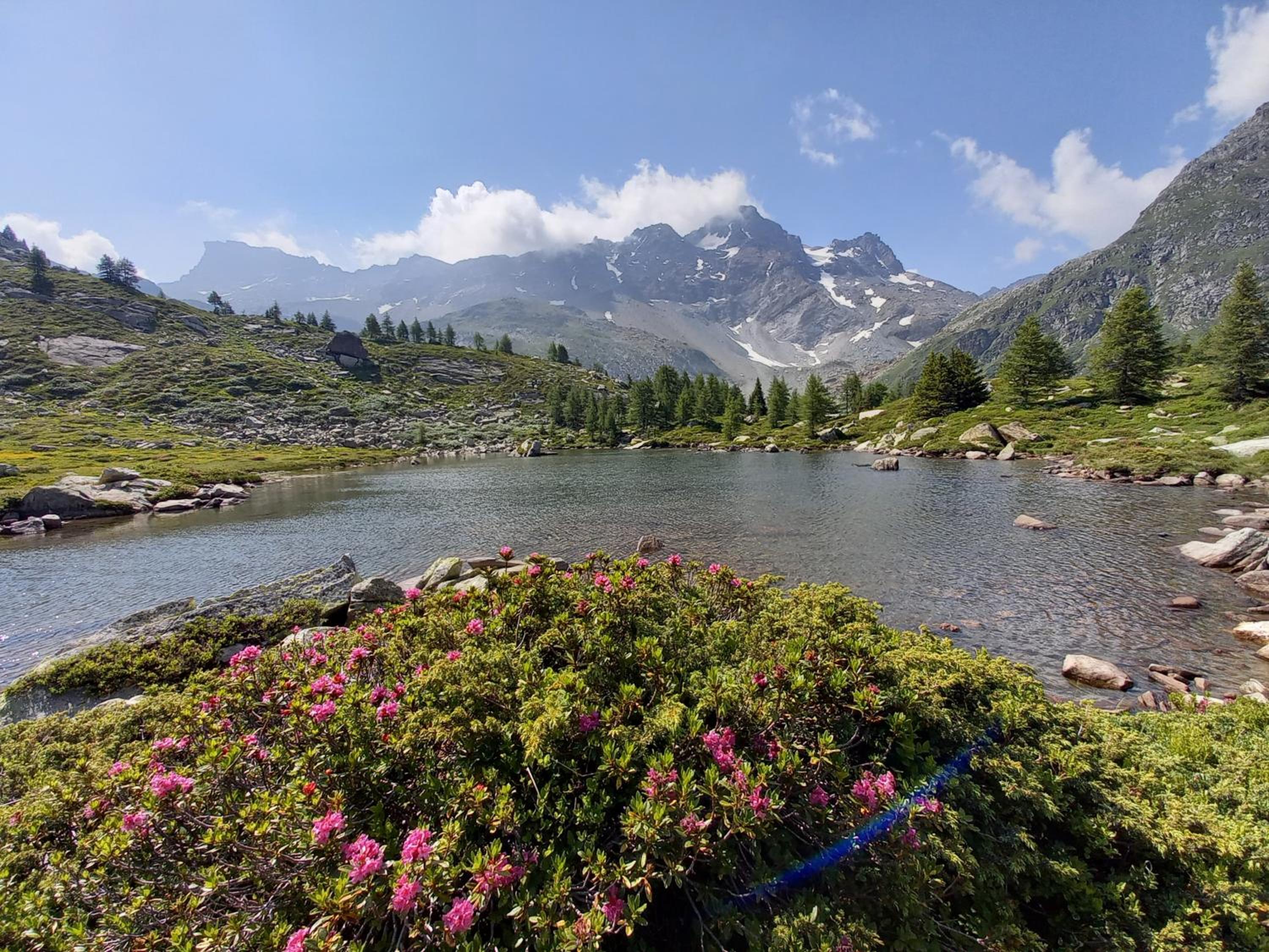 Wohnung mit schöner Sicht auf Bergpanorama und übers Tal