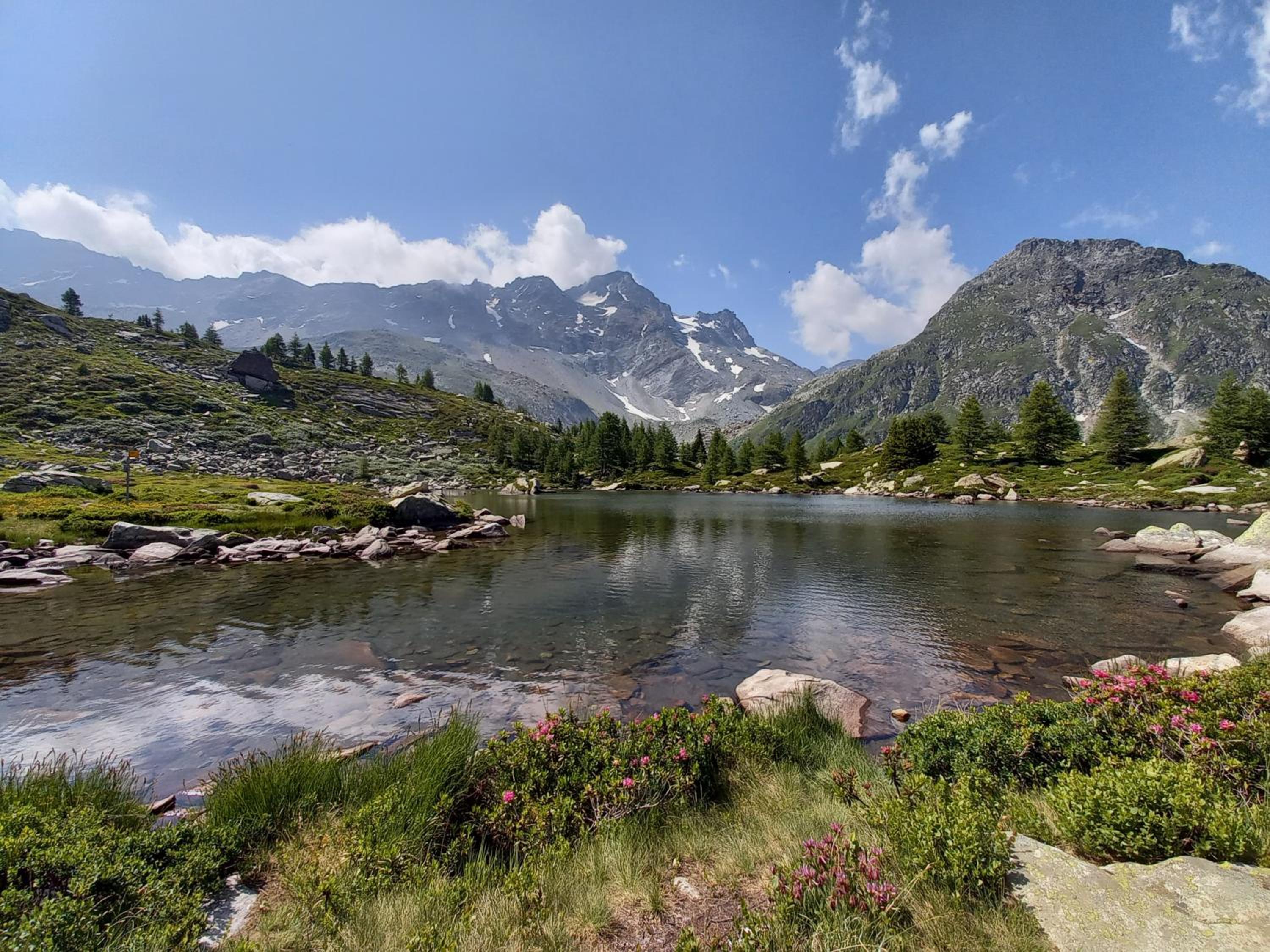 Wohnung mit schöner Sicht auf Bergpanorama und übers Tal