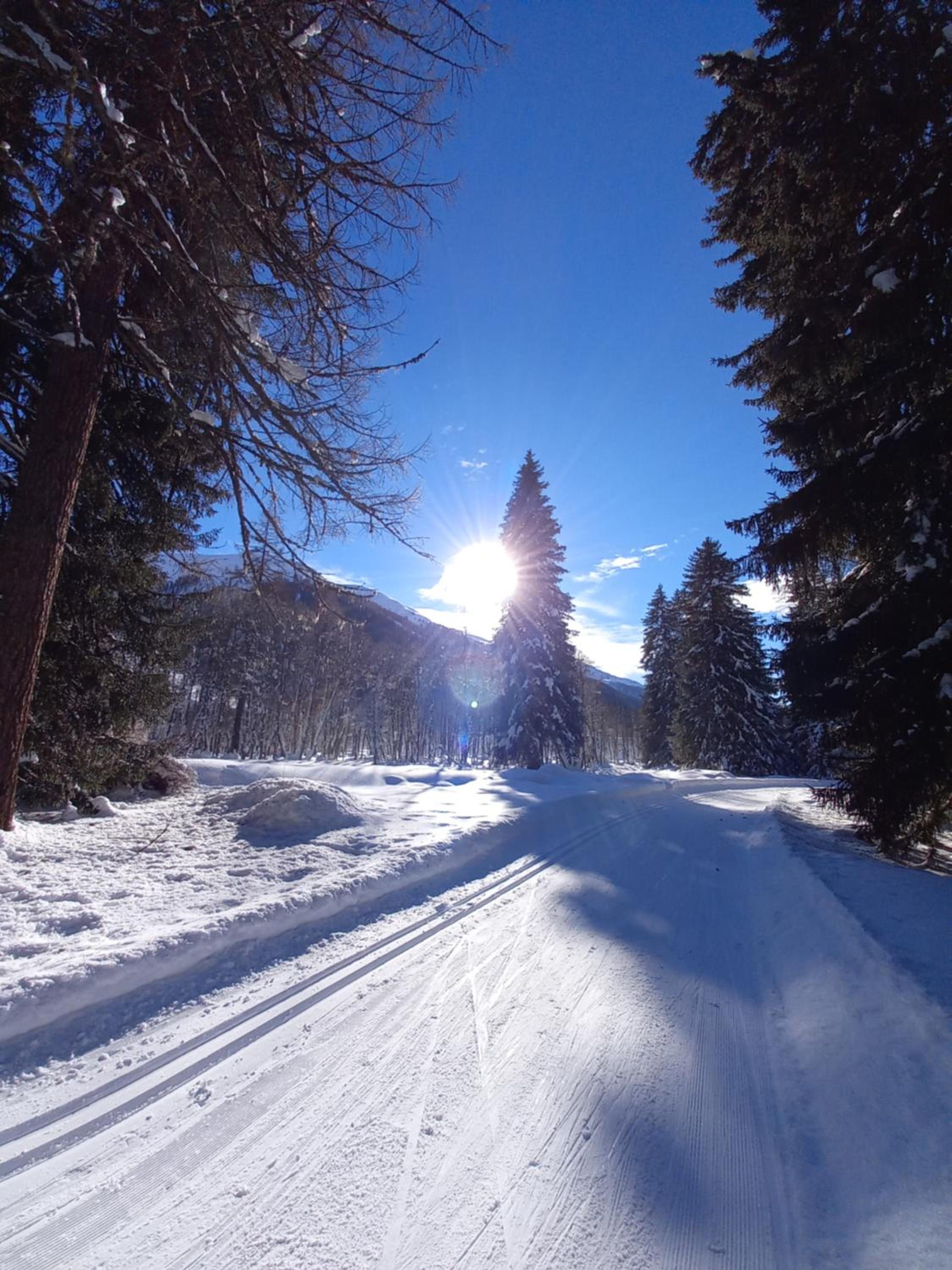 Wohnung mit schöner Sicht auf Bergpanorama und übers Tal