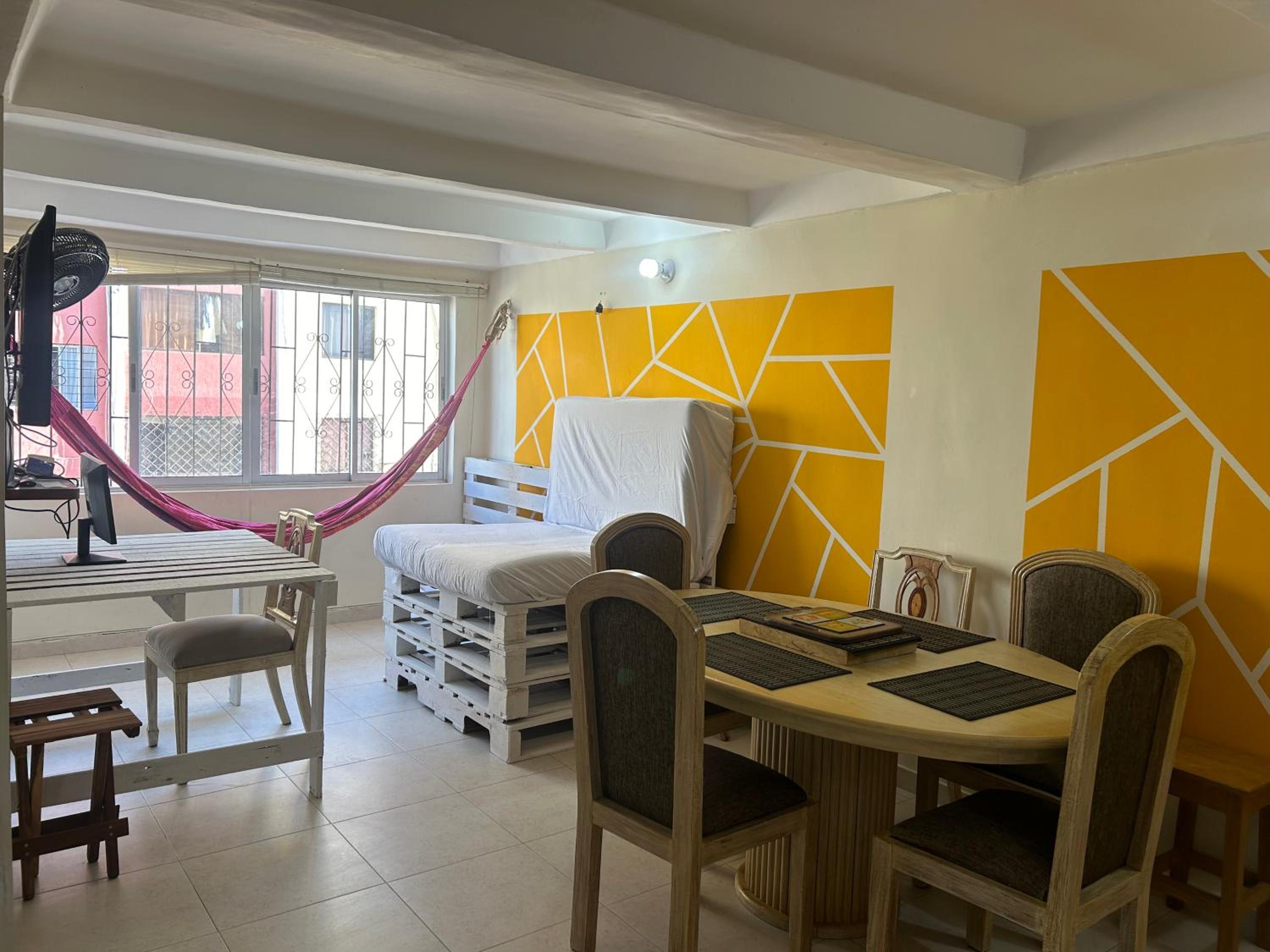 Caribbean Twin Haven A room with two single beds and a shared bathroom