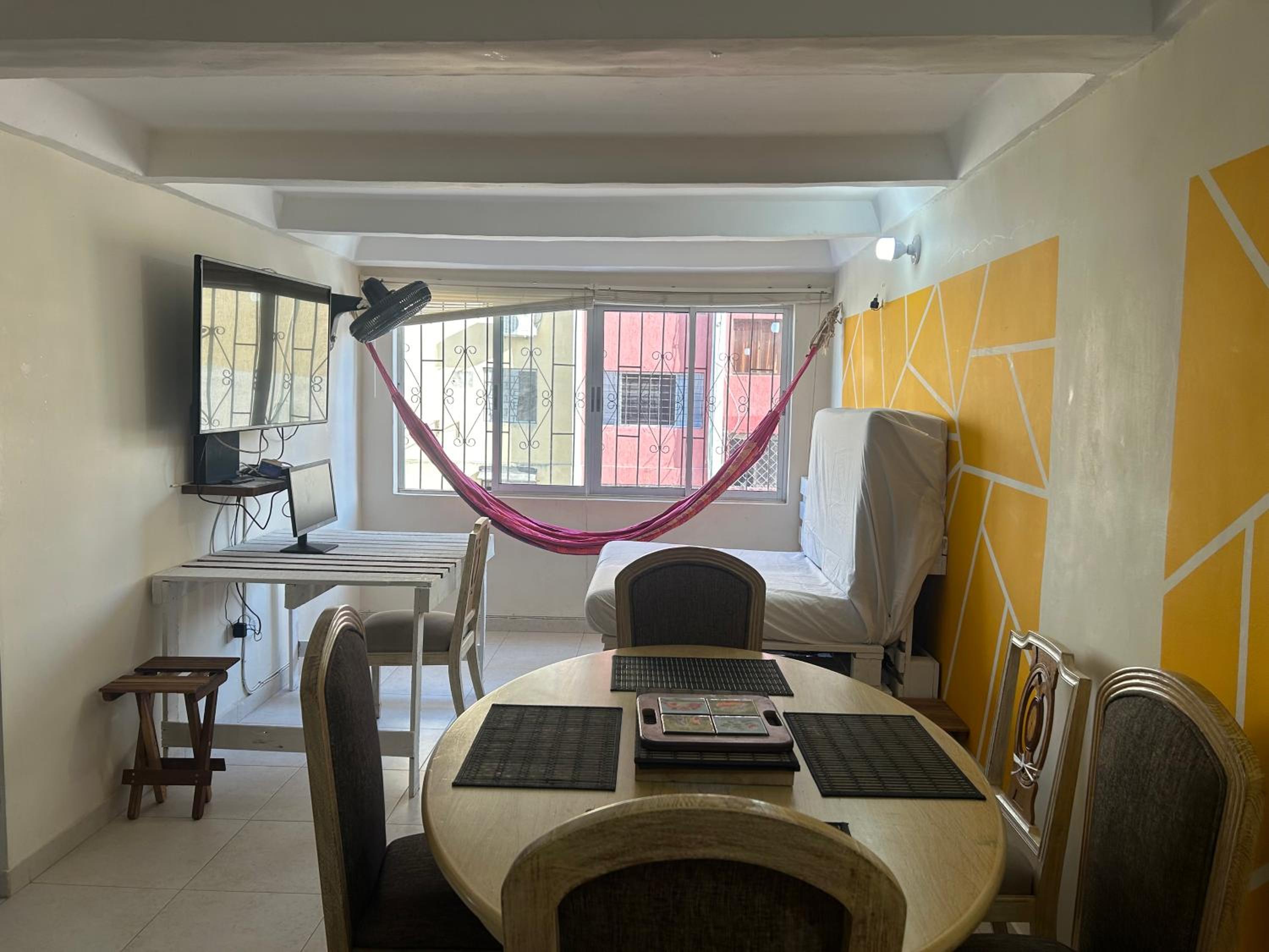 Caribbean Twin Haven A room with two single beds and a shared bathroom