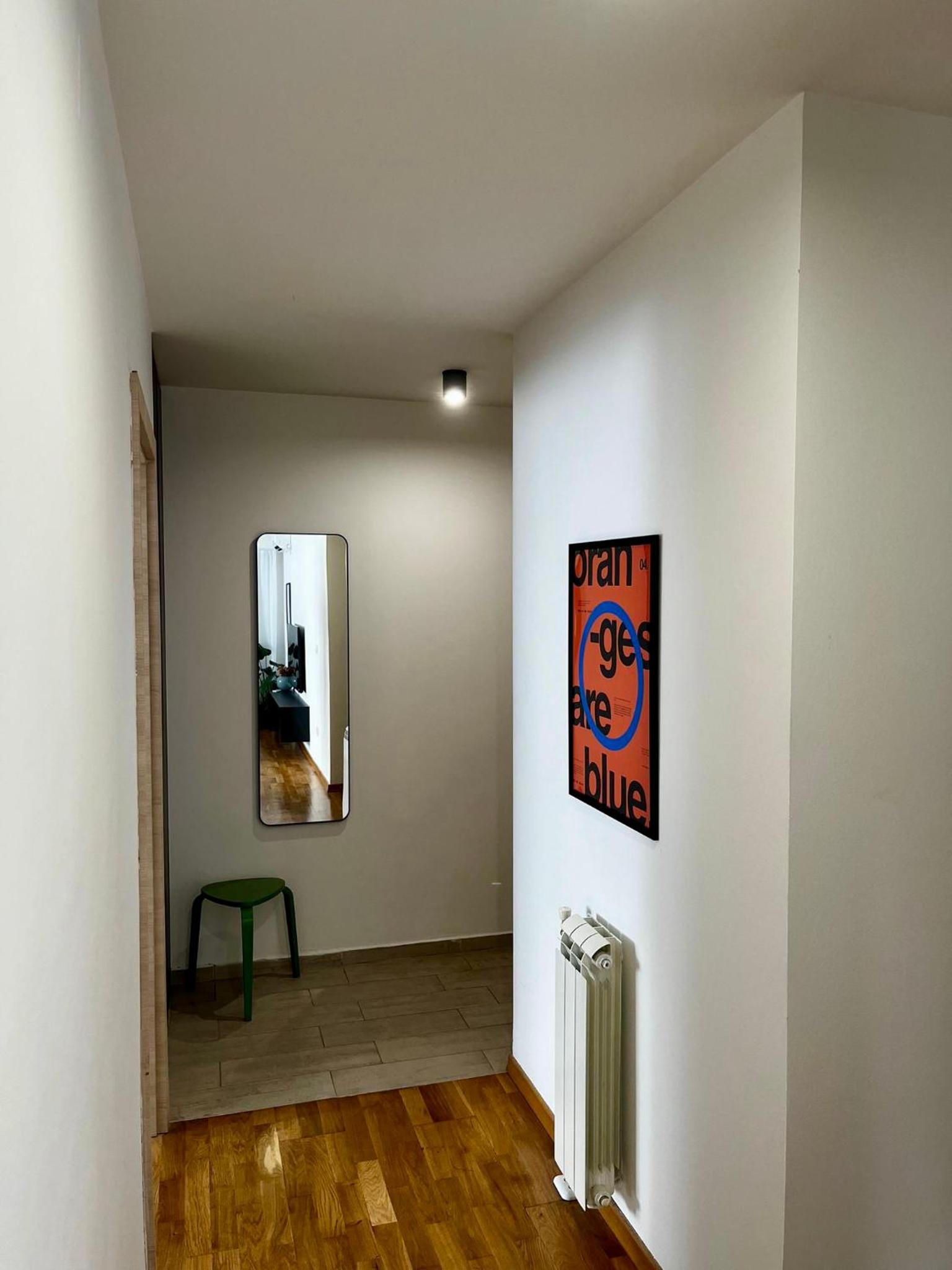 Skopje Modern 2-Bedroom Apartment with Mountain View