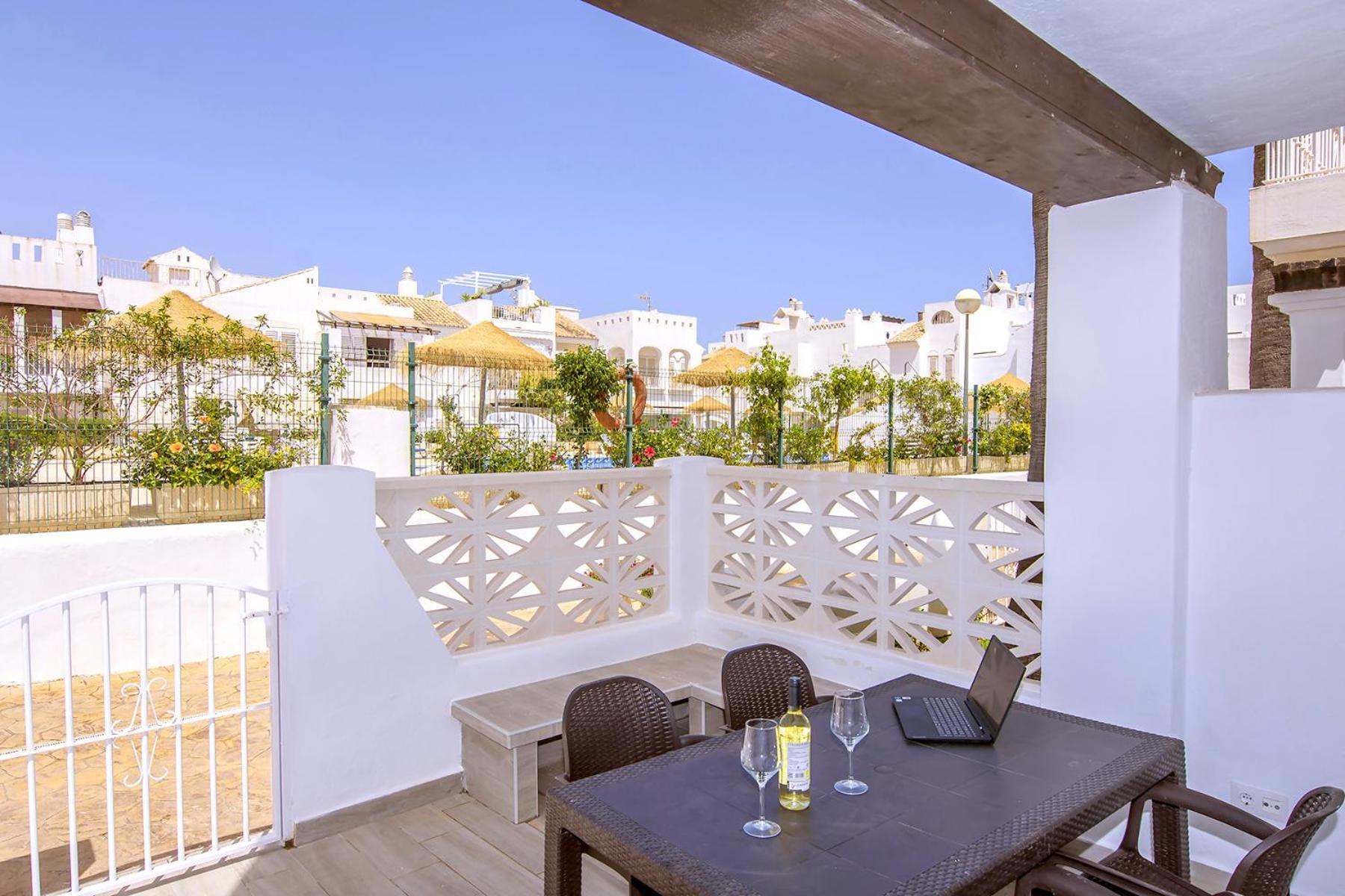 Vera Playa Fantástico Bajo Jardín Piscina Wifi AC