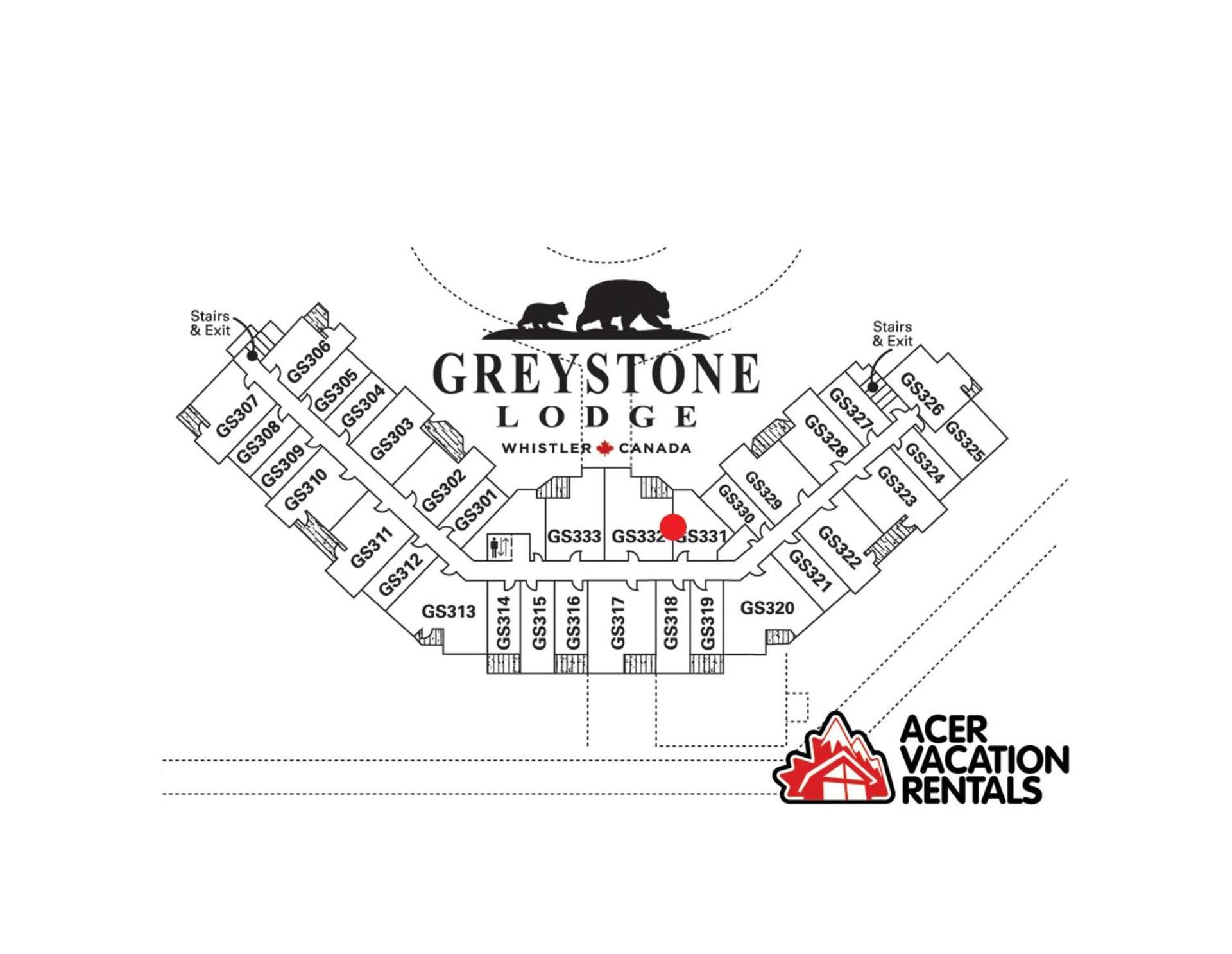 Greystone Lodge 332 Ski-in Out