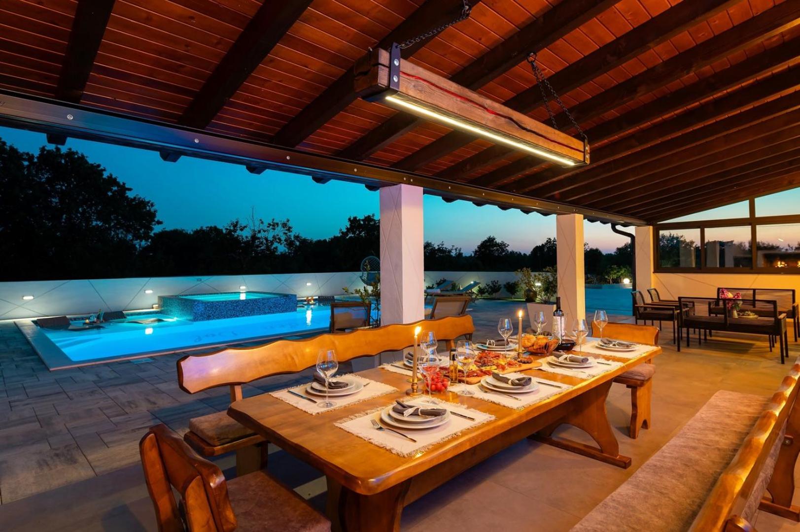 Luxury Villa Meden Dol with heated pool, Hot-Tub, 2 Saunas view 4