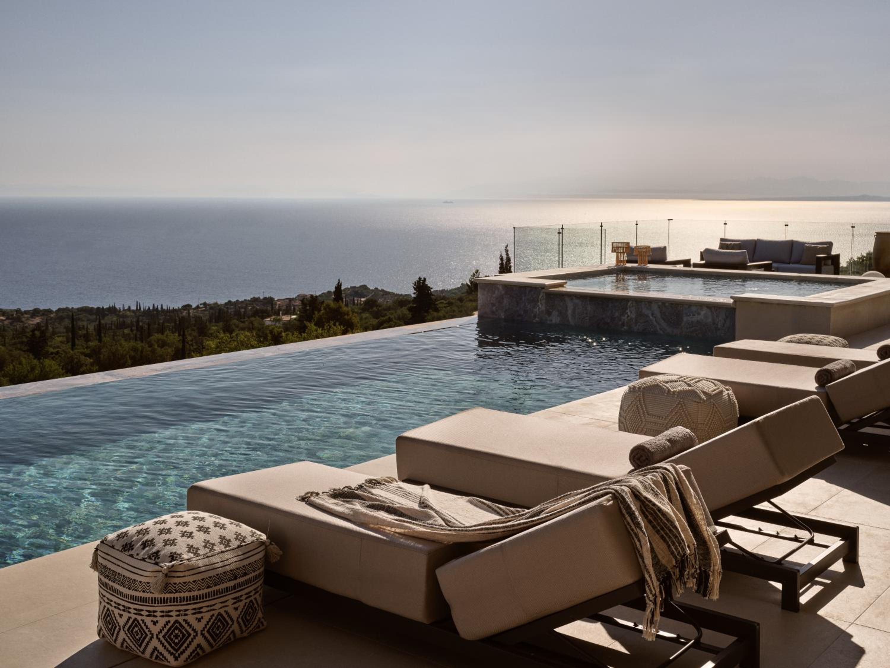 Elpida Luxury Villa, with Infinity Pool & Spa Whirlpool, By ThinkVilla view 3