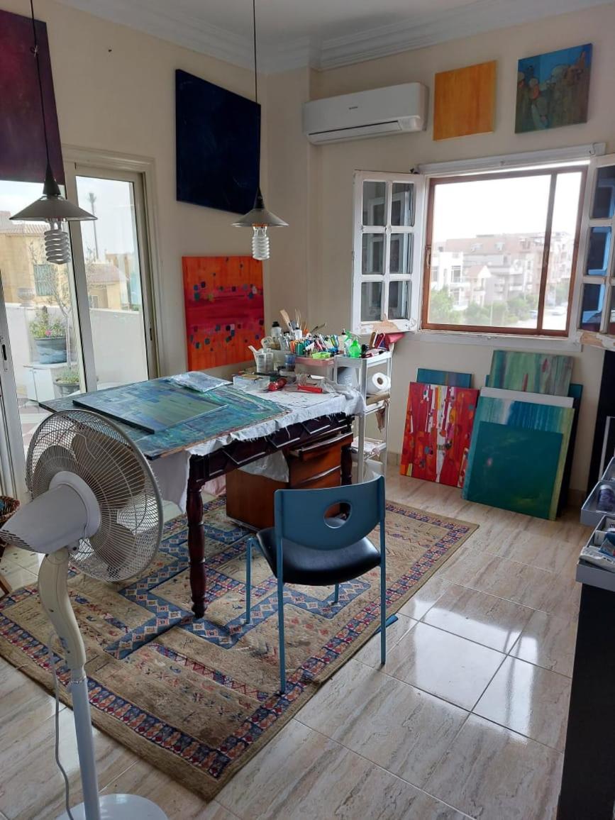 Furnished Roof Apartment in NEW CAIRO south of the Academy AREA C and next to the North Teseen Street