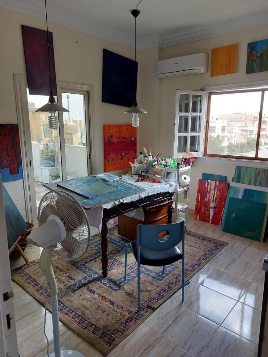 Furnished Roof Apartment in NEW CAIRO south of the Academy AREA C and next to the North Teseen Street