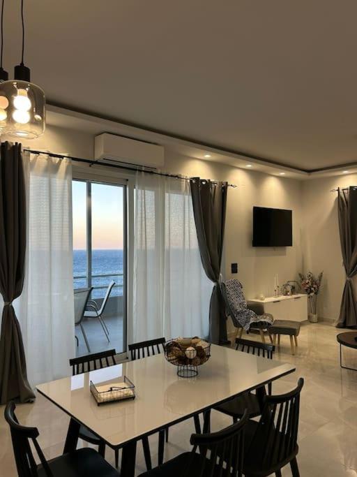 Seafront house with private beach in South Crete view 2