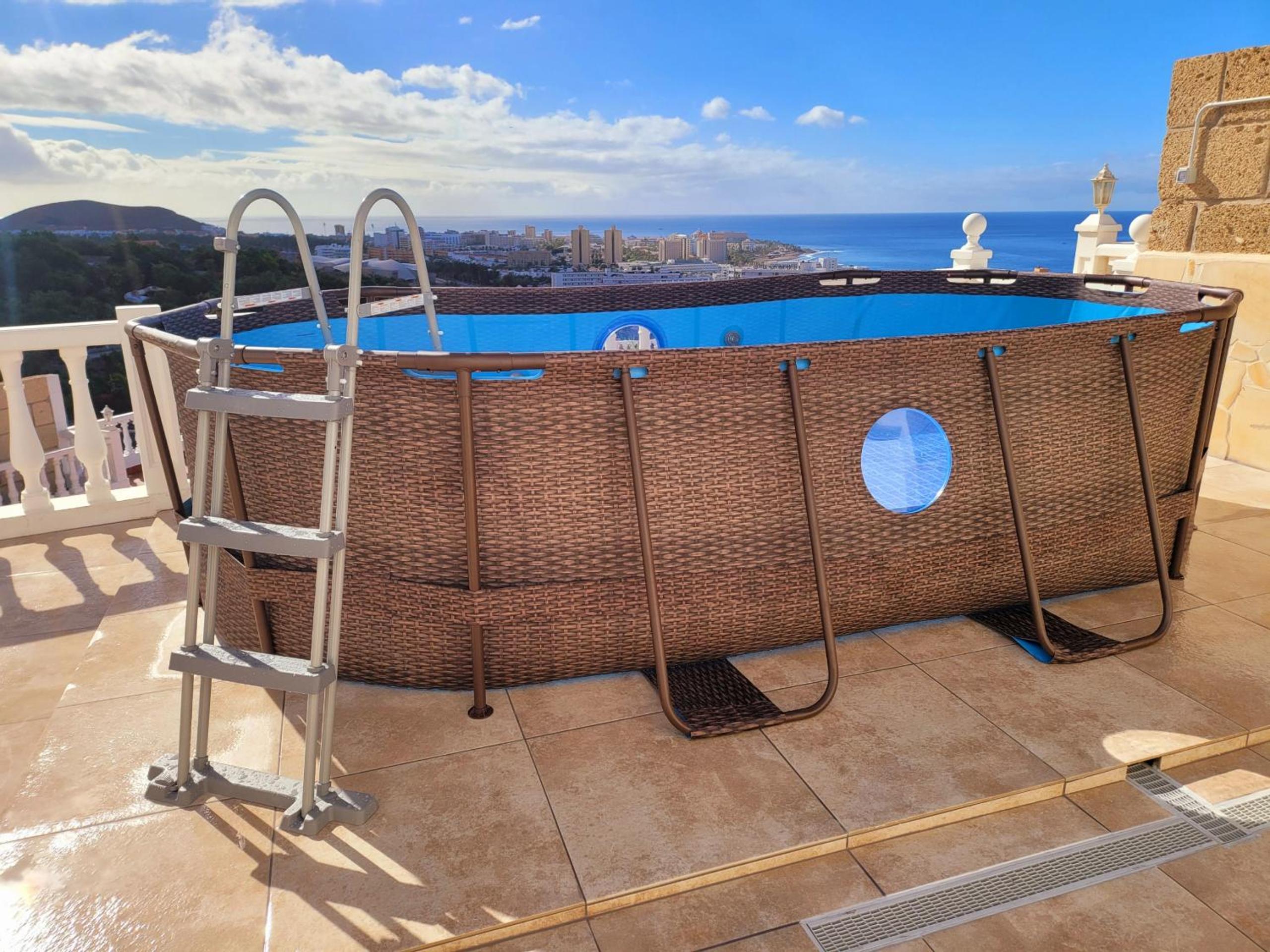 Ferienhaus El Musgo mit Meerblick und Pool