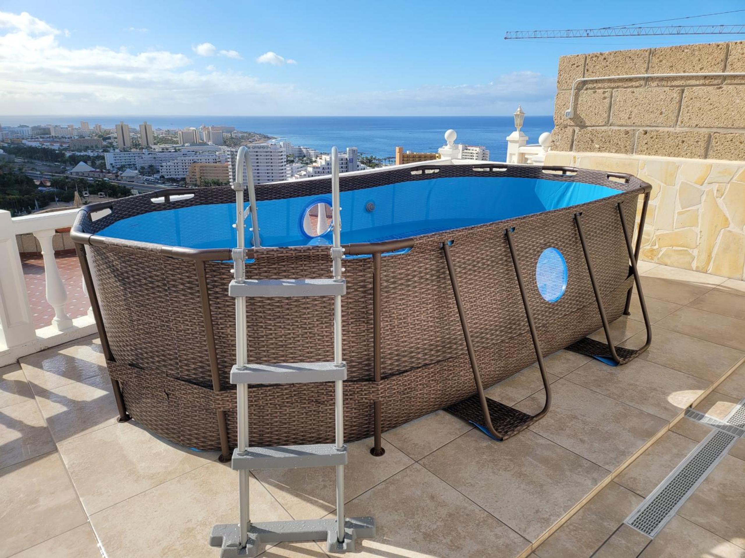 Ferienhaus El Musgo mit Meerblick und Pool