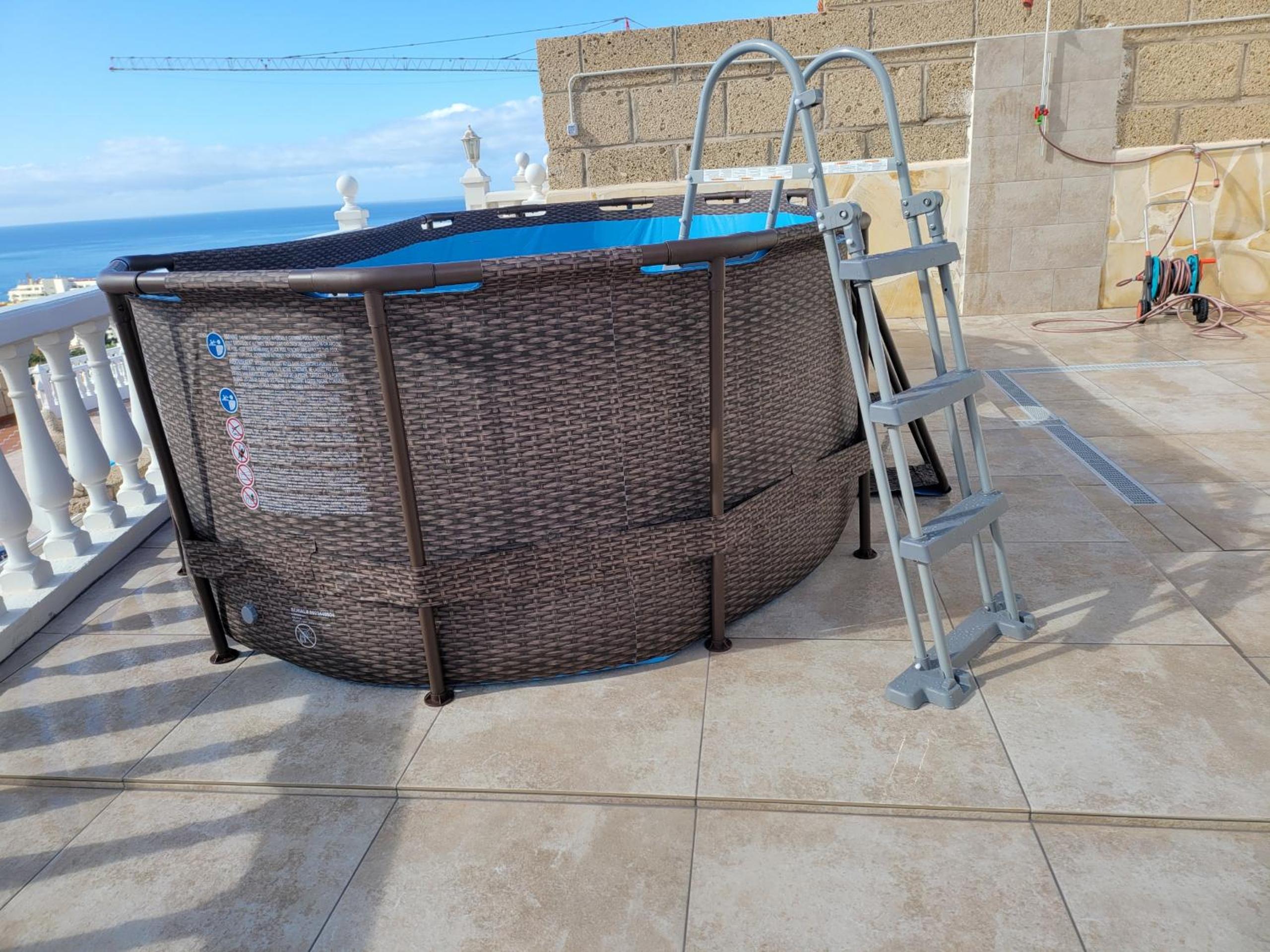 Ferienhaus El Musgo mit Meerblick und Pool