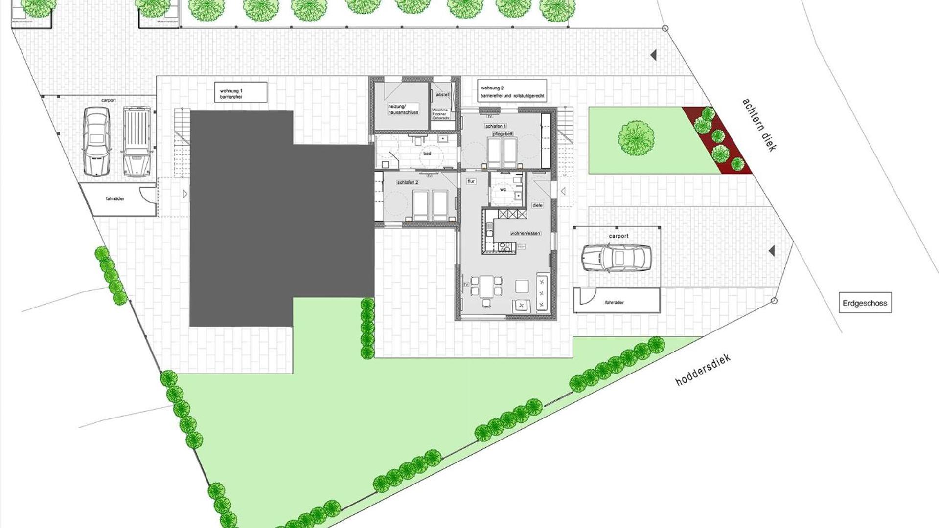 Ferienwohnung 2 (rollstuhlgerecht), Hoddersdiek 1