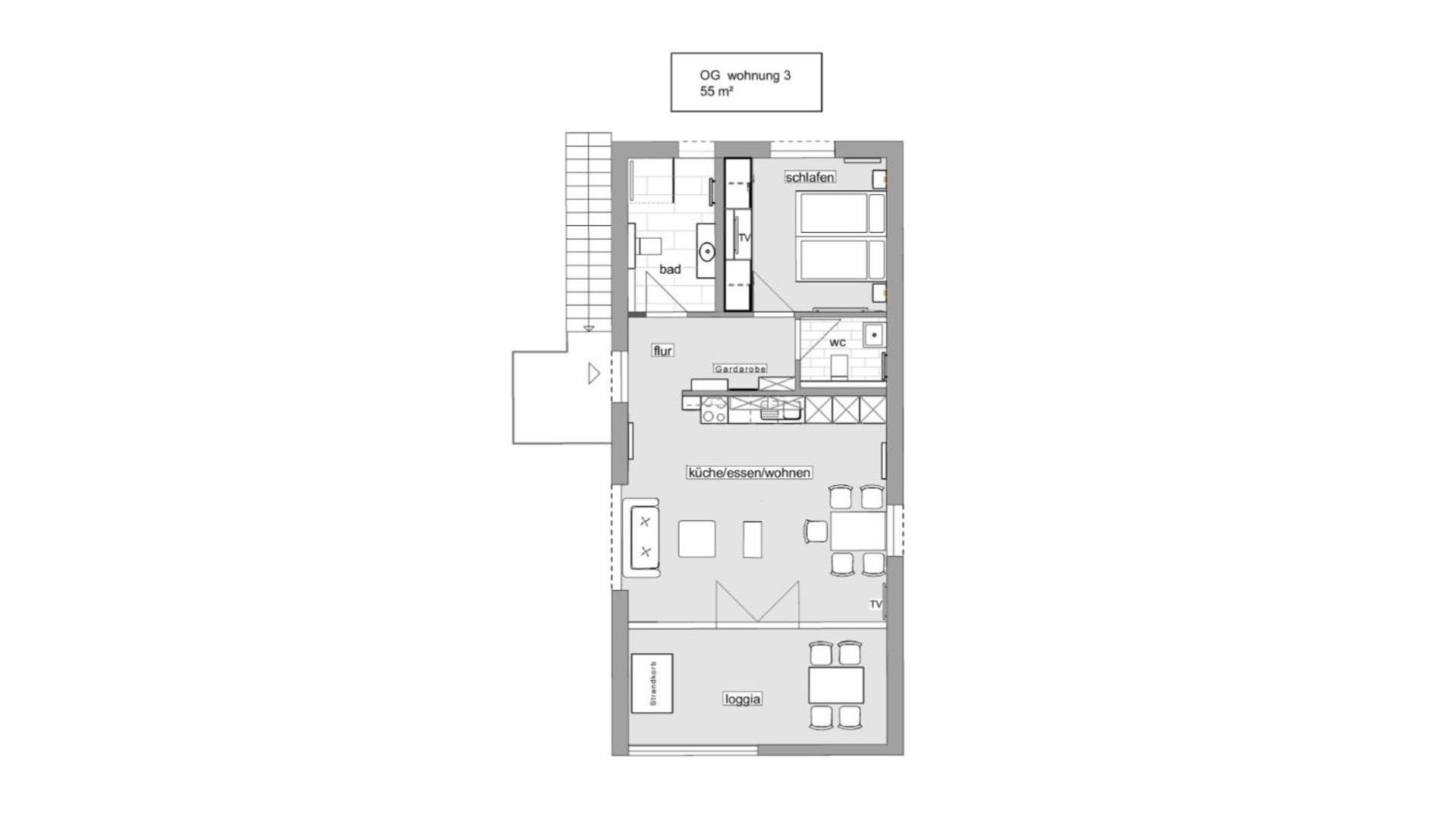 Ferienwohnung 3, Hoddersdiek 1