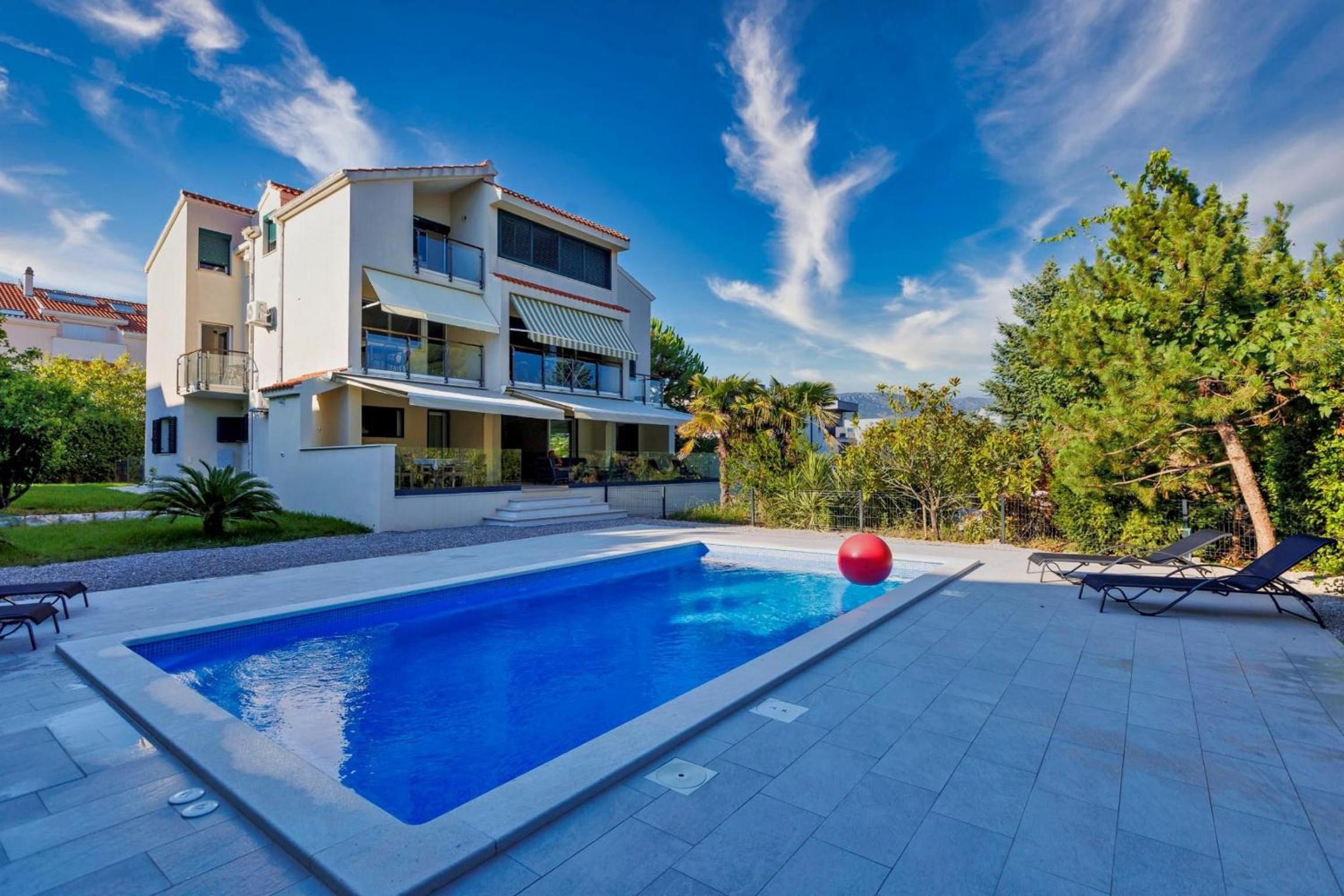 Luxury Semi-Detached House with a Pool near the Sea view 2