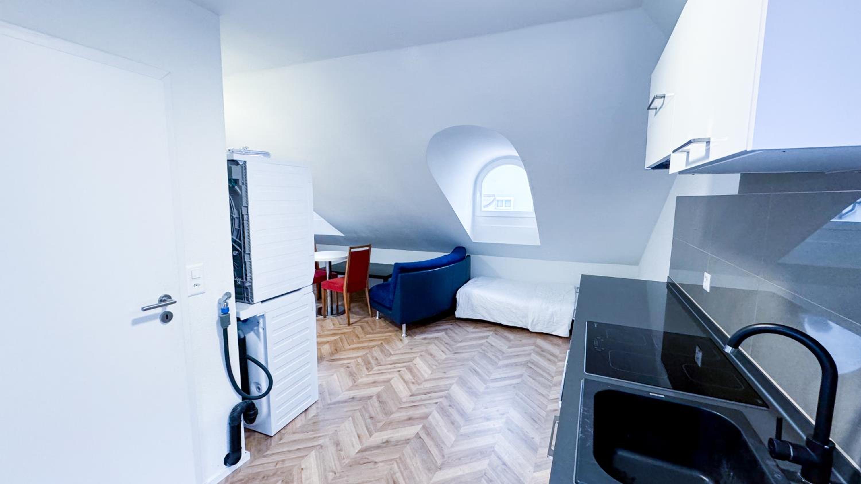 Gray apartment by freihofapartments