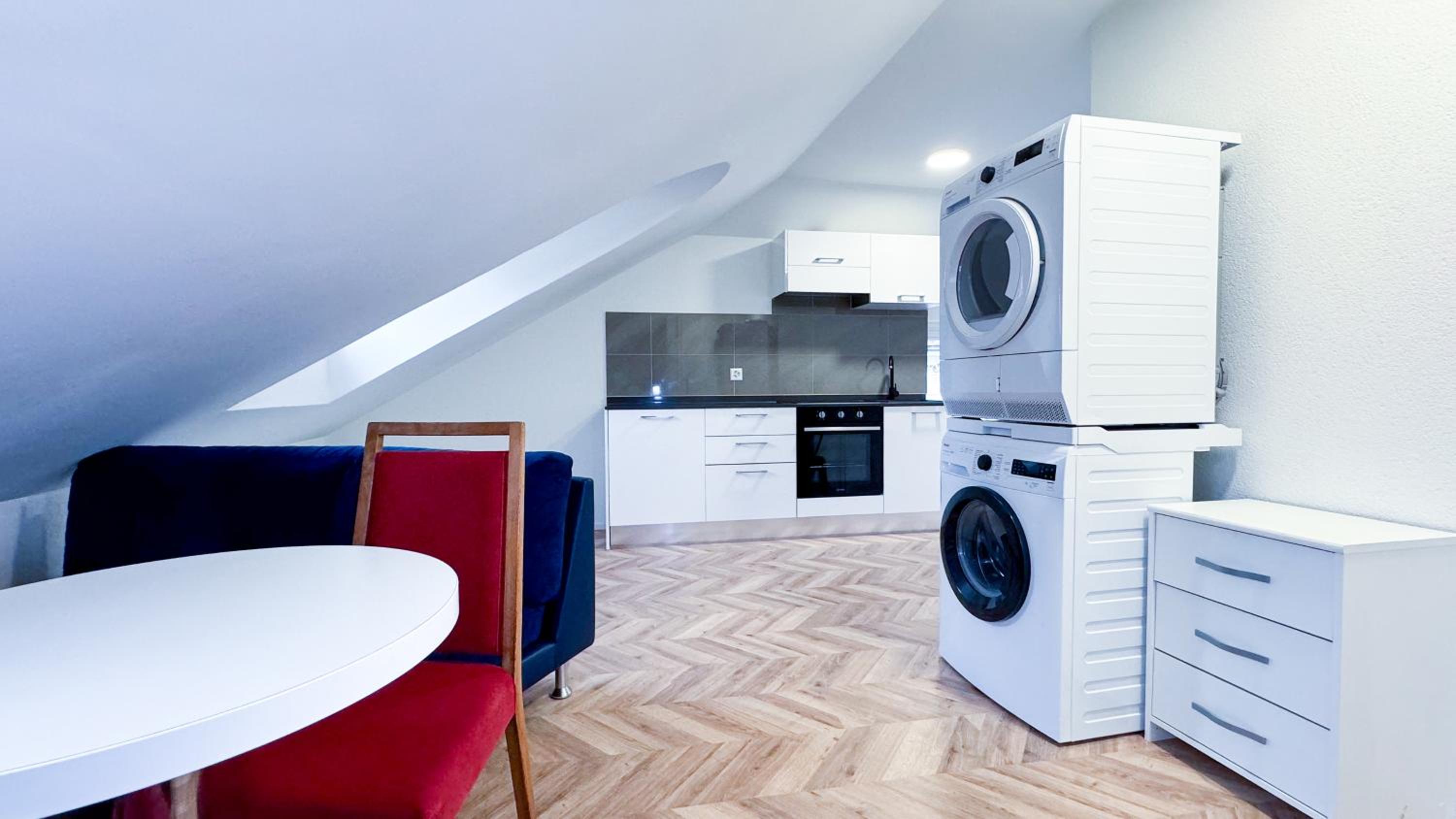 Gray apartment by freihofapartments