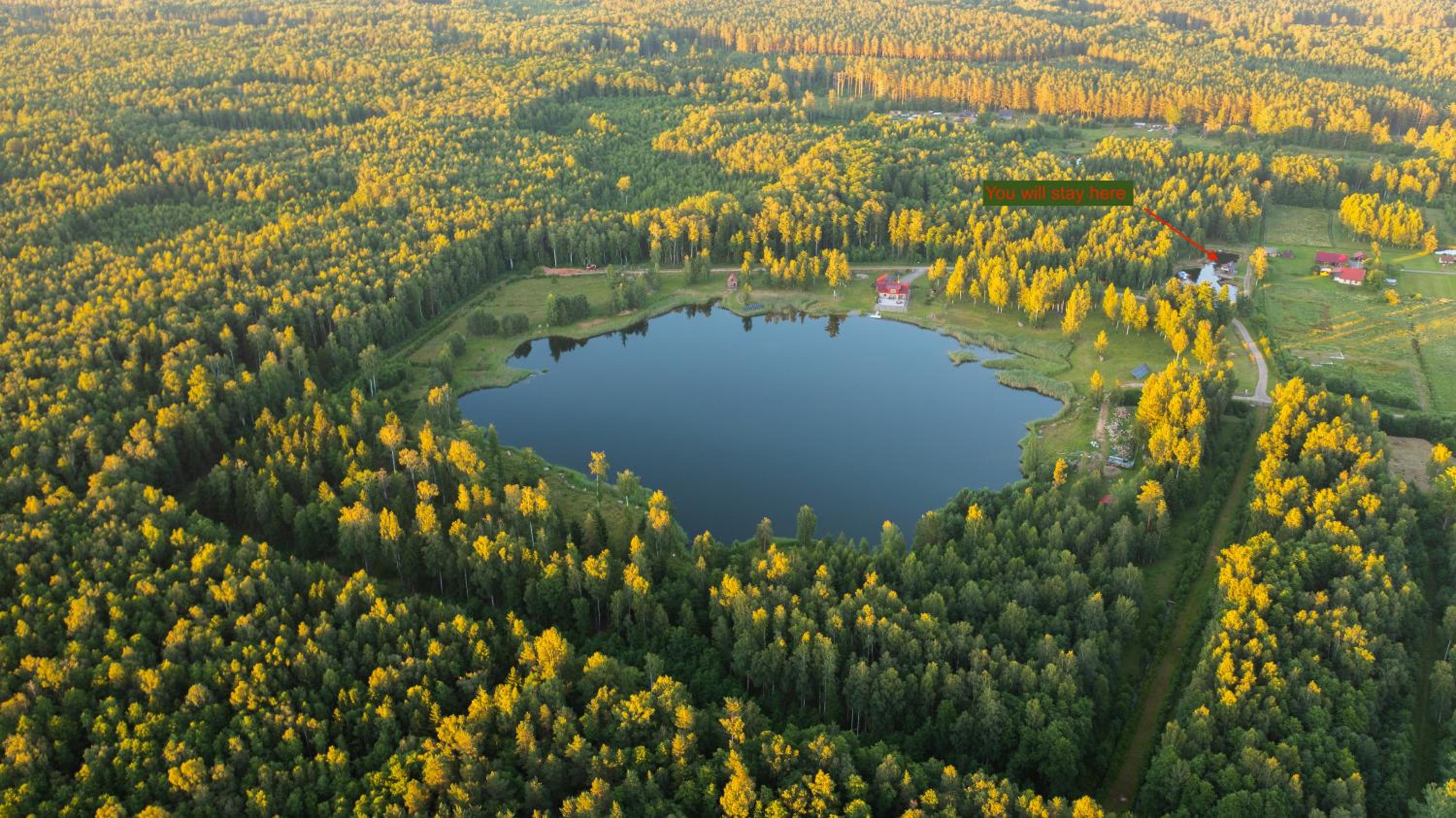 Lakefront cottage 10 min walk from Baltic Sea view 3
