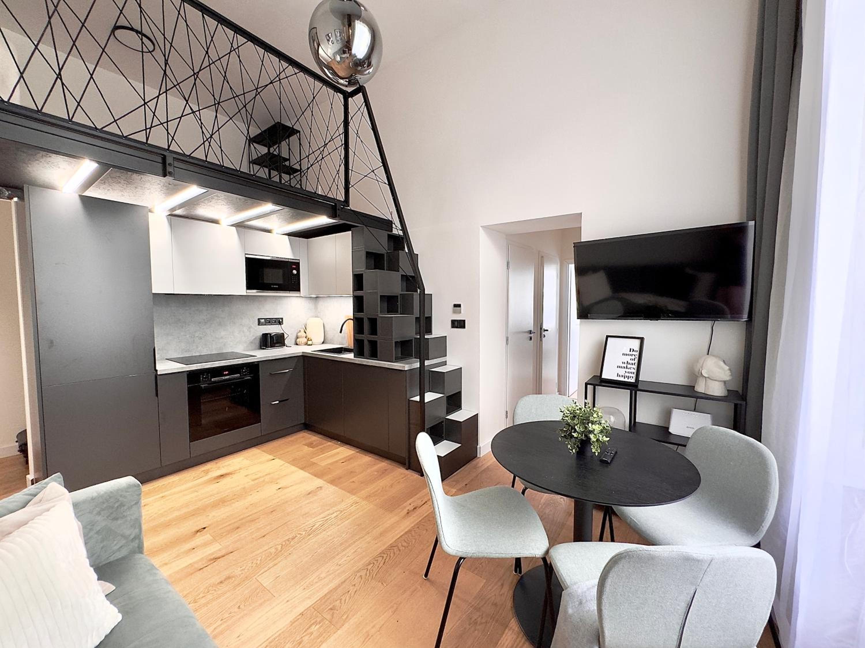 Rentero Modern High Ceiling Loft with Terrace Apartment, Prague