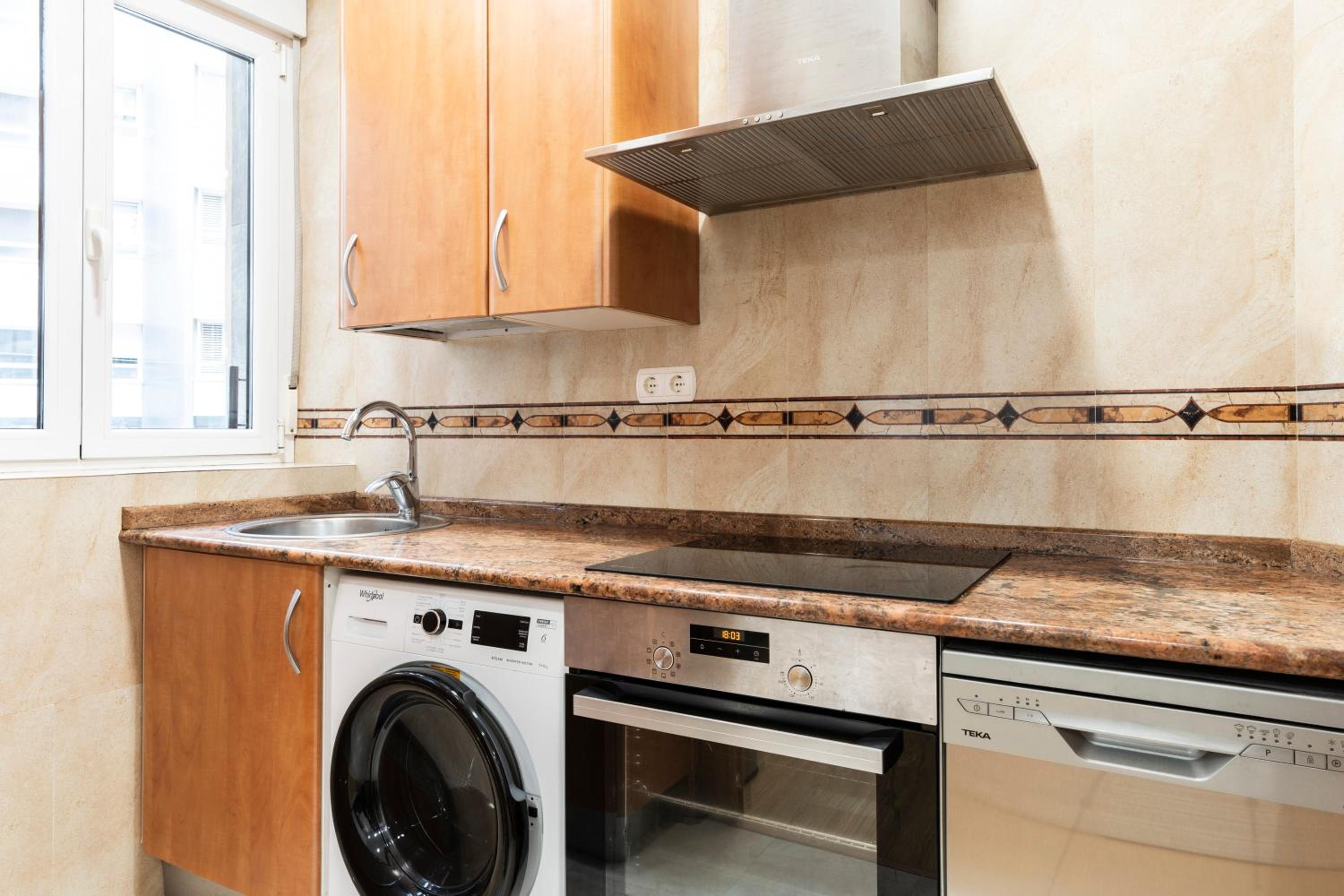 Espacioso y bien equipado apartamento cerca de la playa